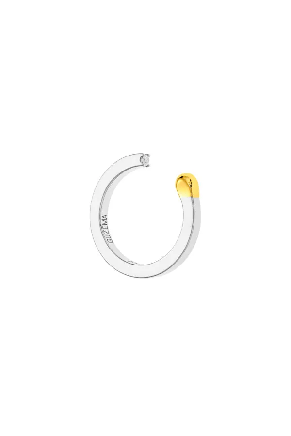 Rings Match Ring, diamond, white gold with luxury craftsmanship from Guzema