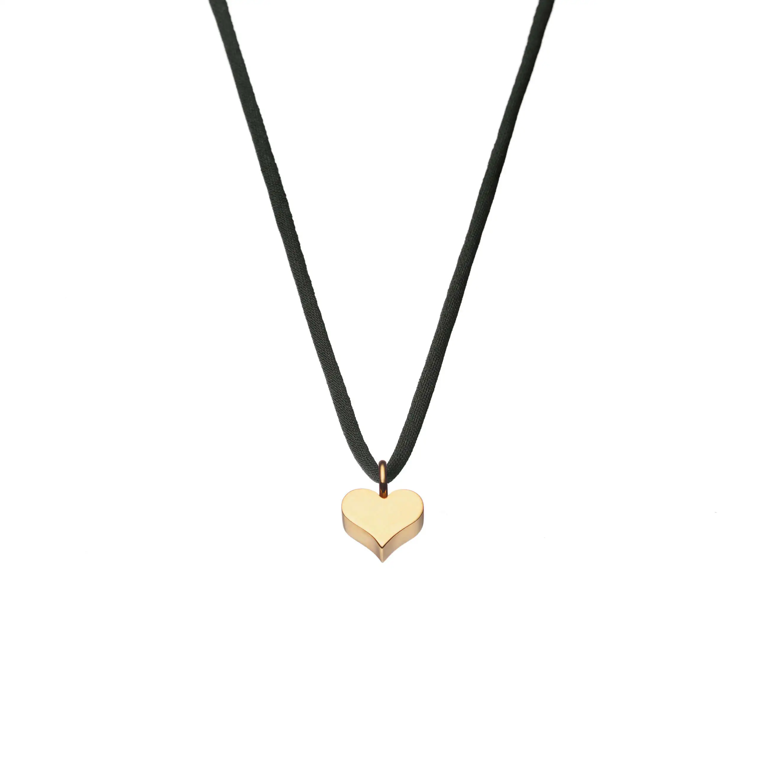 Exclusive Necklaces Puffed Heart Pendant, yellow gold from Guzema