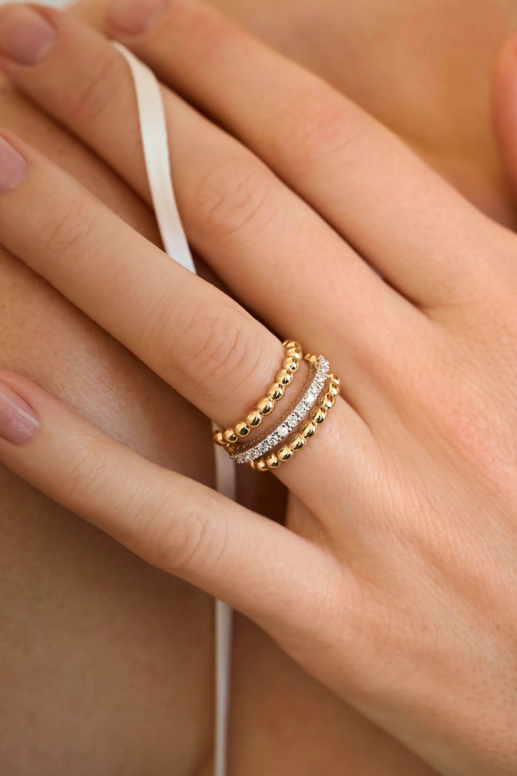 Rings Spiral Ring, diamonds, yellow gold available online with expert craftsmanship