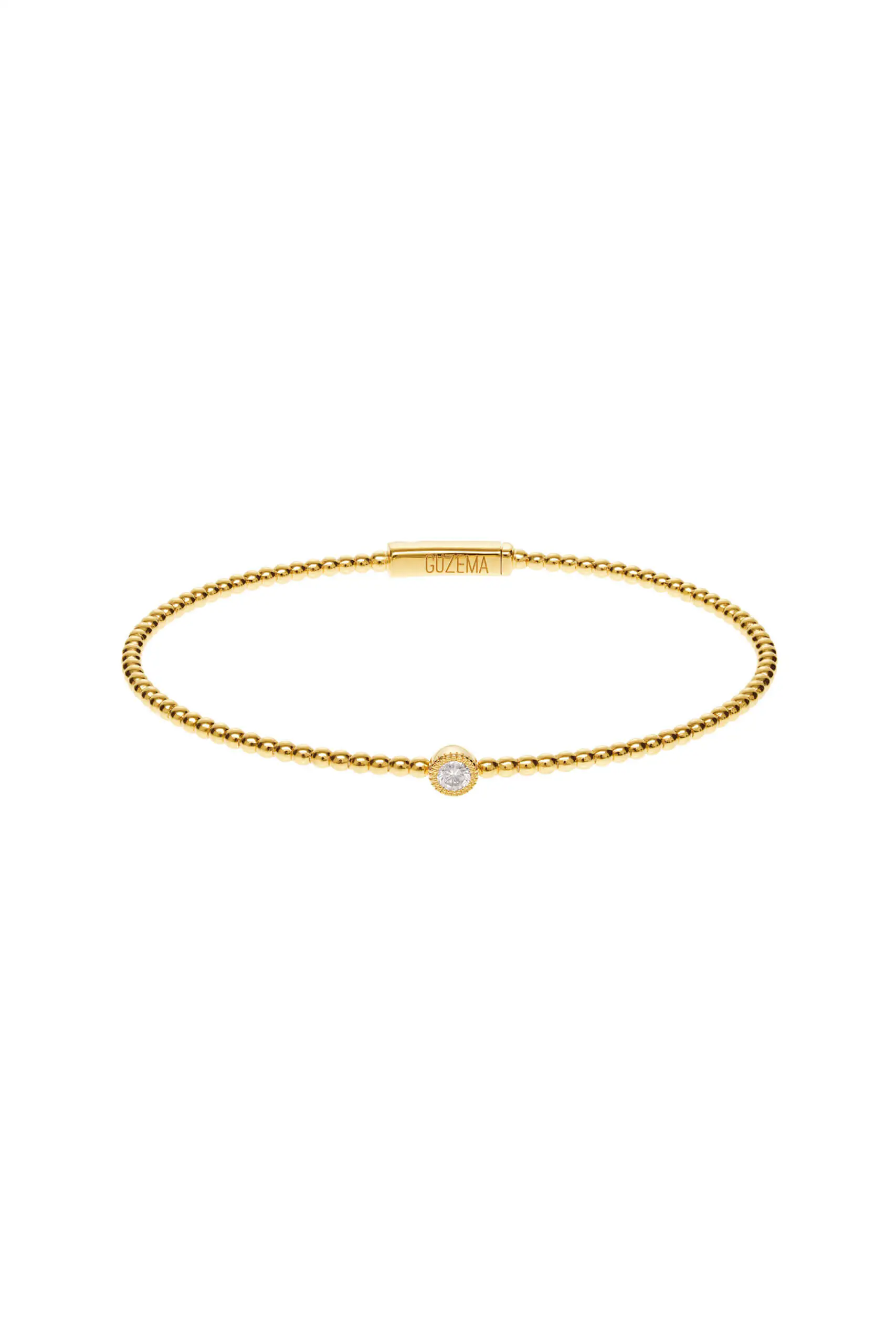 Bracelets Central Diamond Bracelet, yellow gold with high-end craftsmanship from Guzema