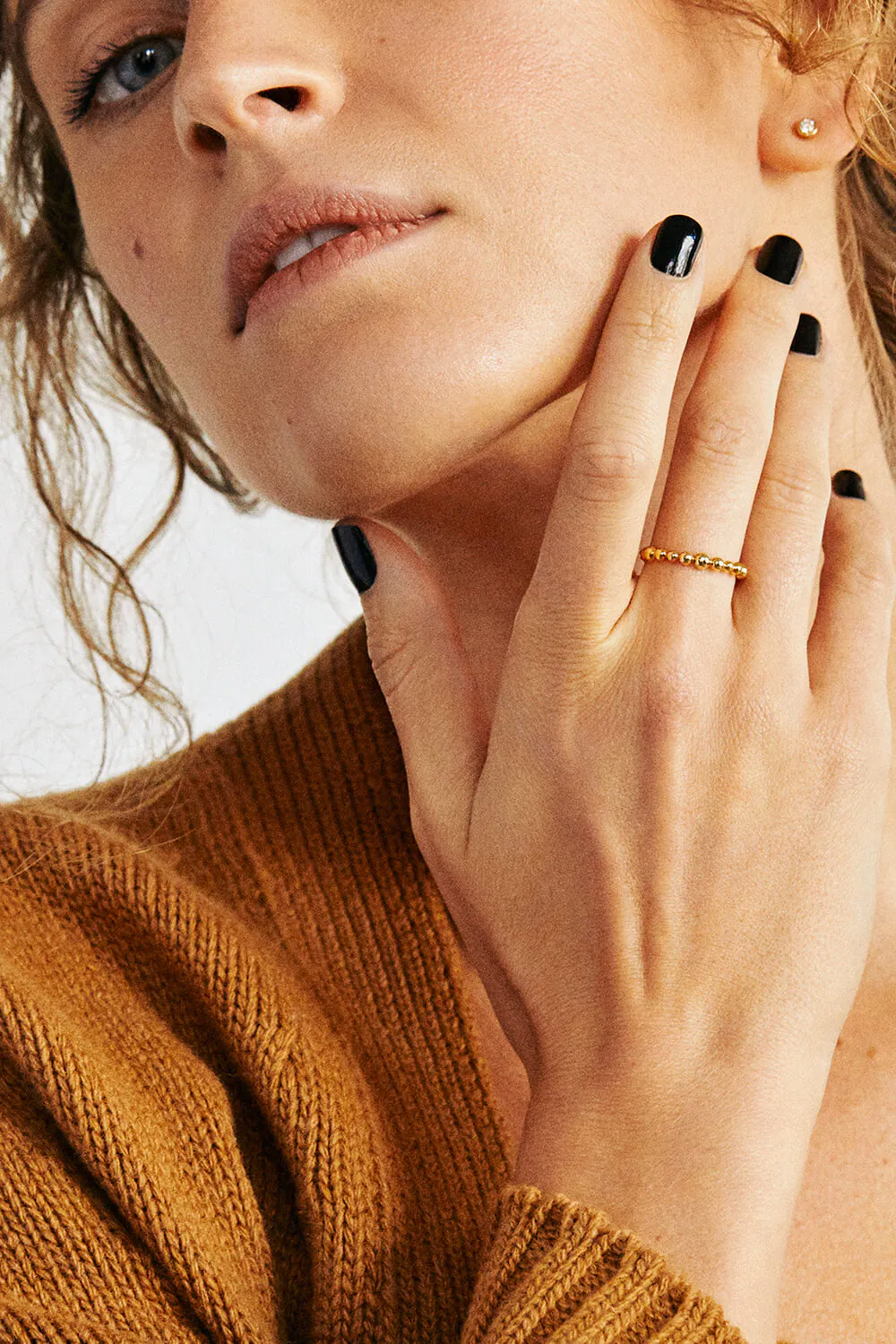 Rings Beads Ring, yellow gold with modern design available now