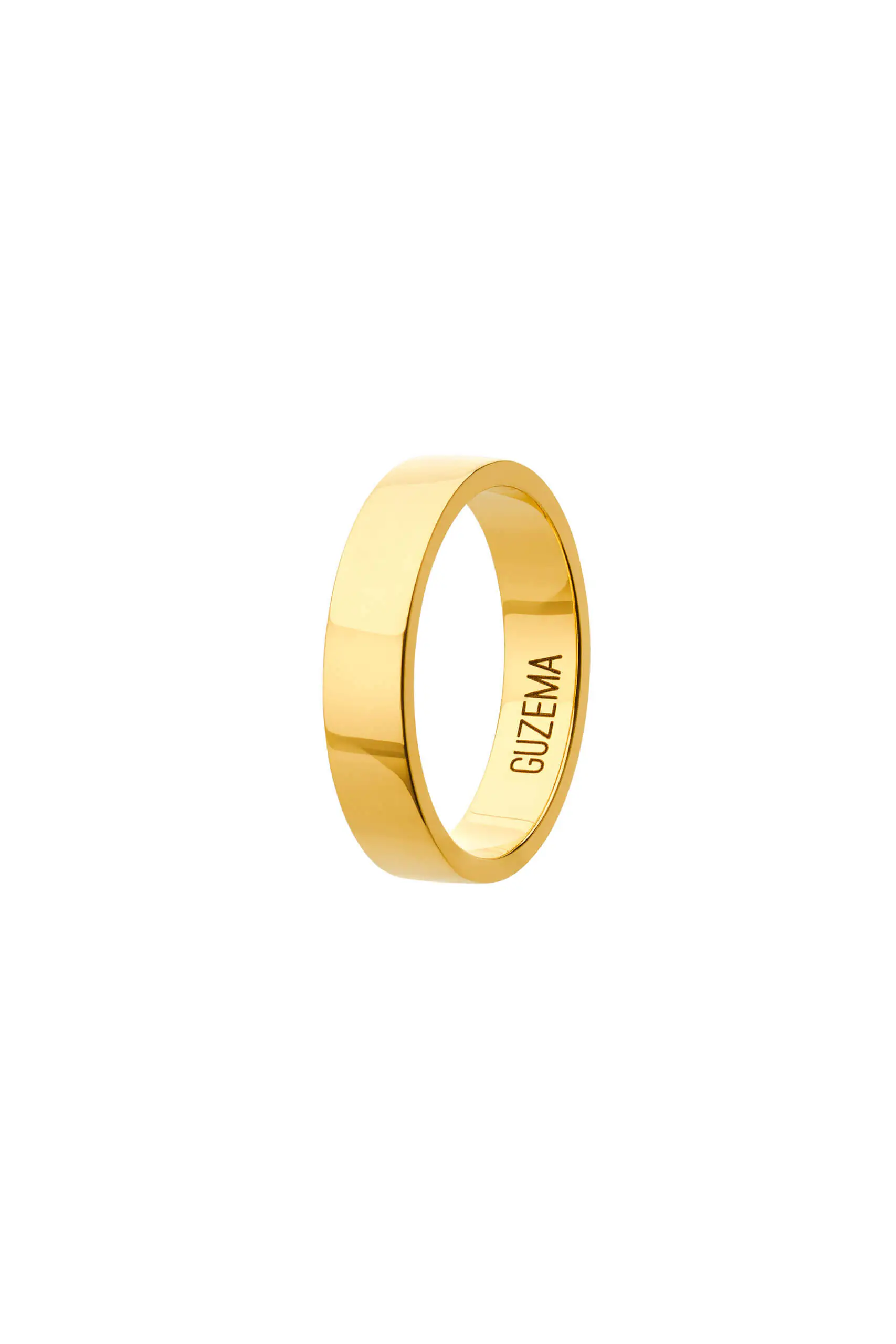 Rings True Wedding Ring, yellow gold with modern design available now