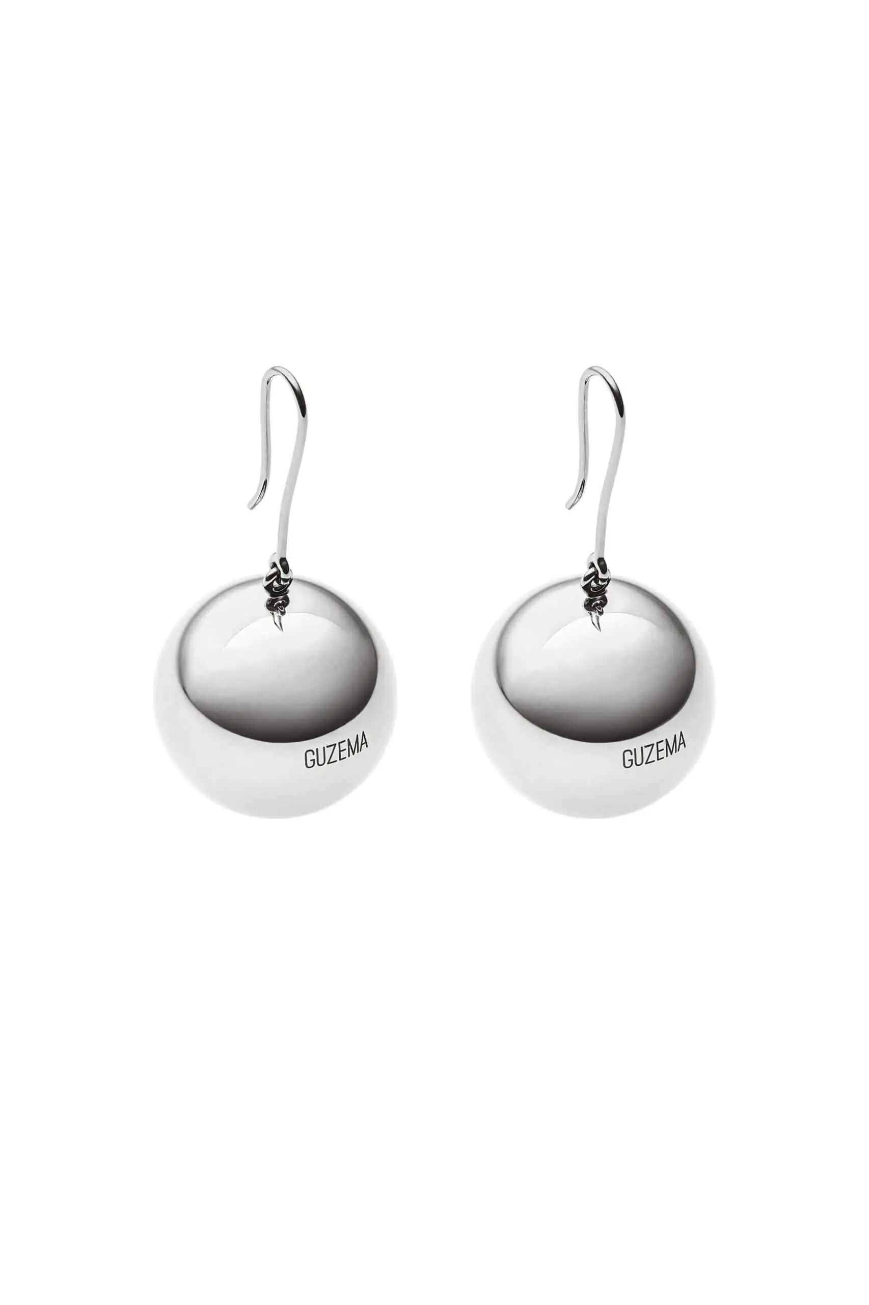 Earrings Bold Orbs Earrings, white gold for a unique and sophisticated look