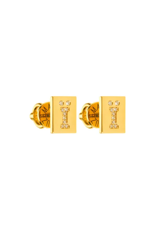 Earrings Essence Earrings, diamonds, yellow gold for a unique and sophisticated look