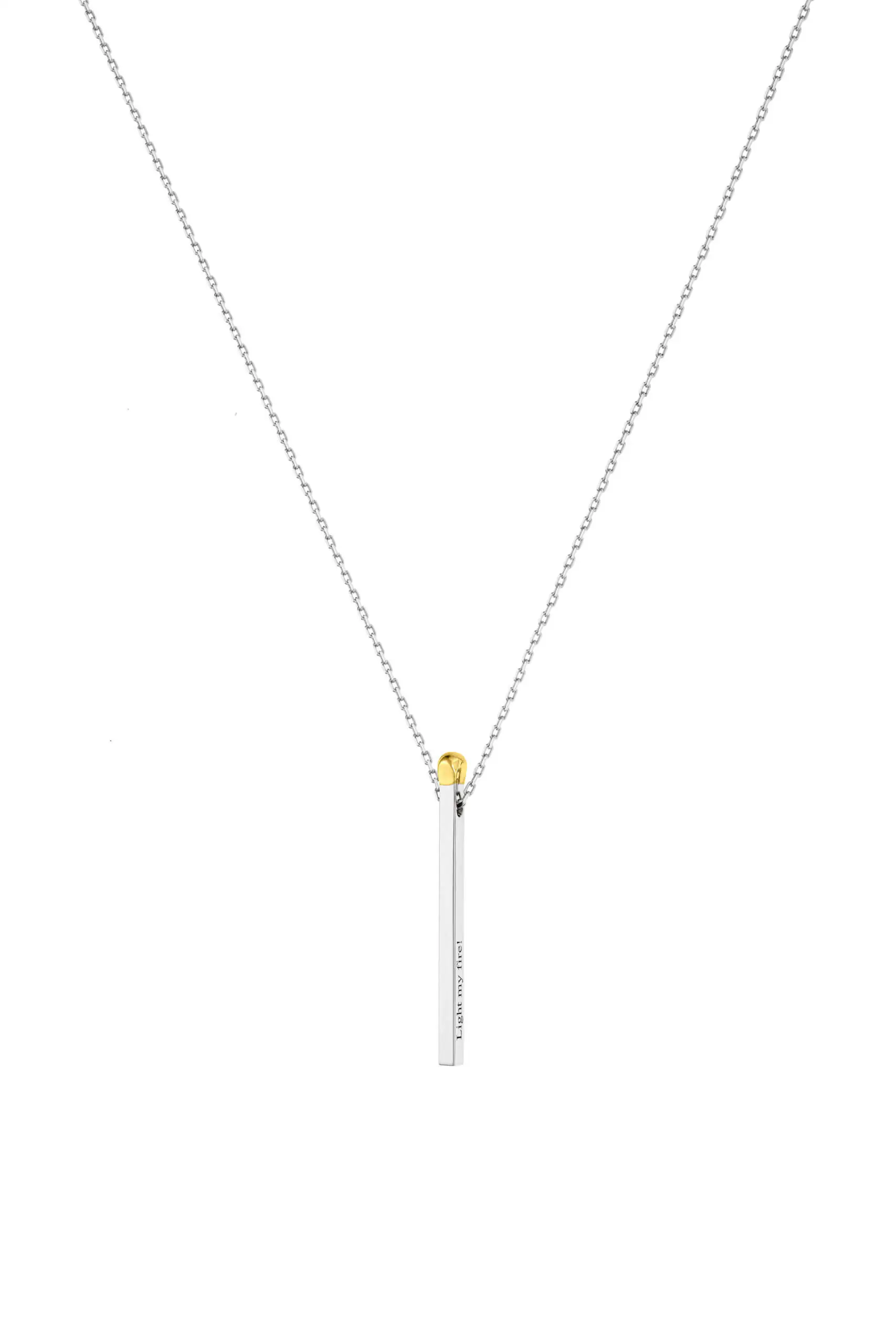 Exclusive Necklaces Match Necklace, white gold from Guzema