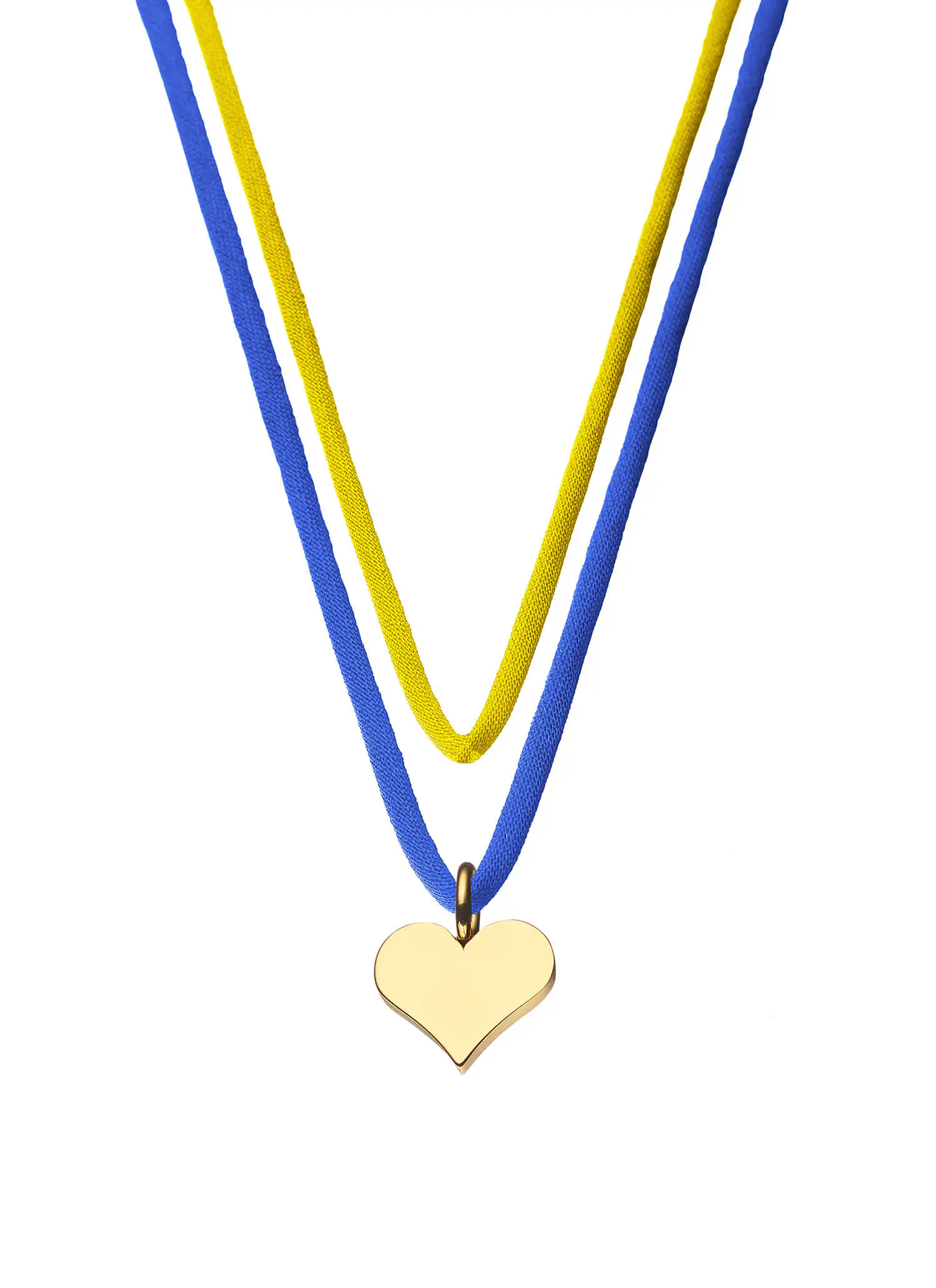 Exclusive Necklaces Mini Heart Pendant, yellow gold from Guzema