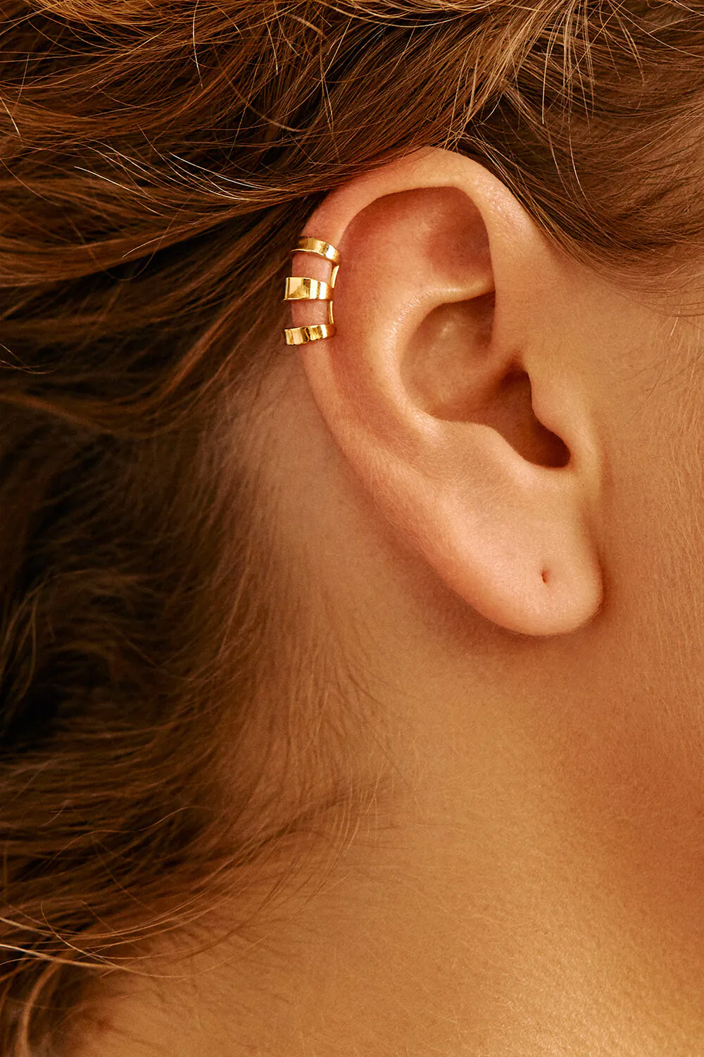 Cuffs Trio Ear Cuff, yellow gold available online with fast delivery