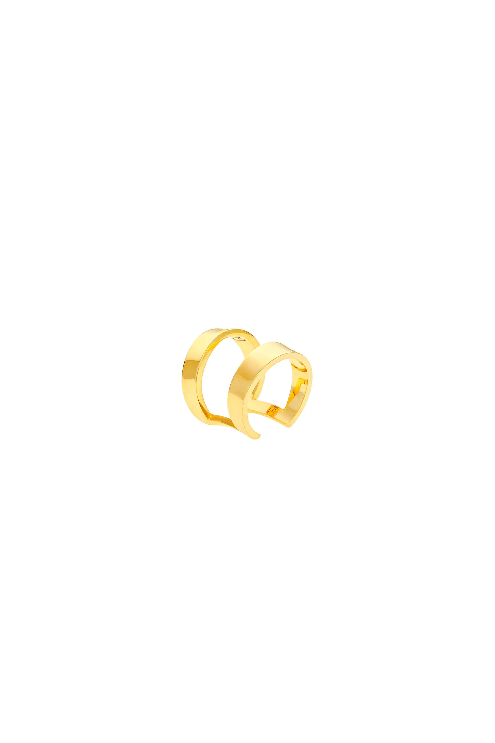 Cuffs Duo Ear Cuff, yellow gold available online with fast delivery