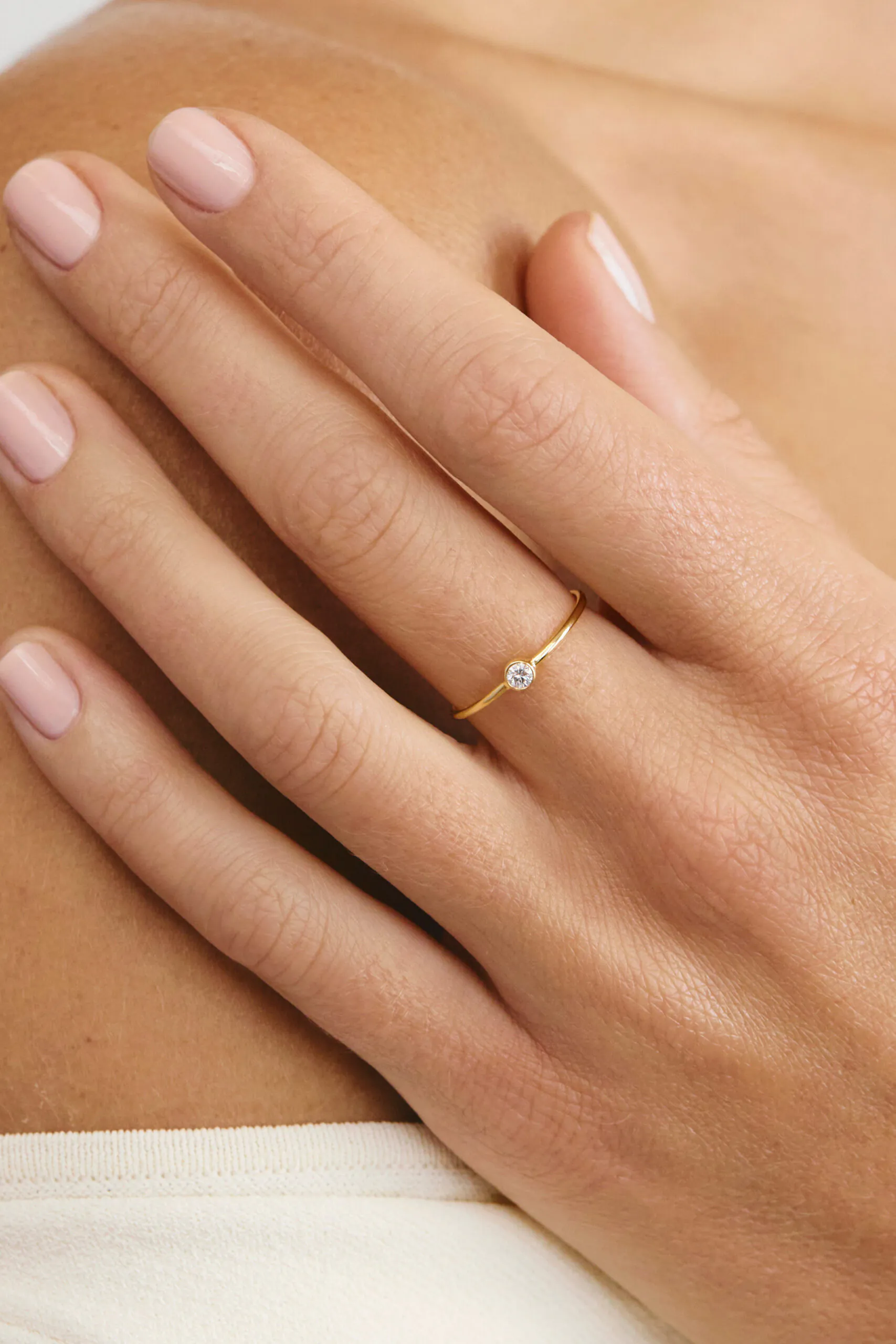 Rings Mono Diamond Ring, yellow gold available online with expert craftsmanship