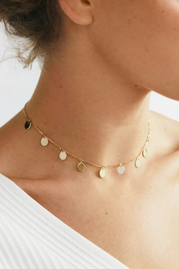 Exclusive Necklaces Multi Flat Necklace, yellow gold from Guzema