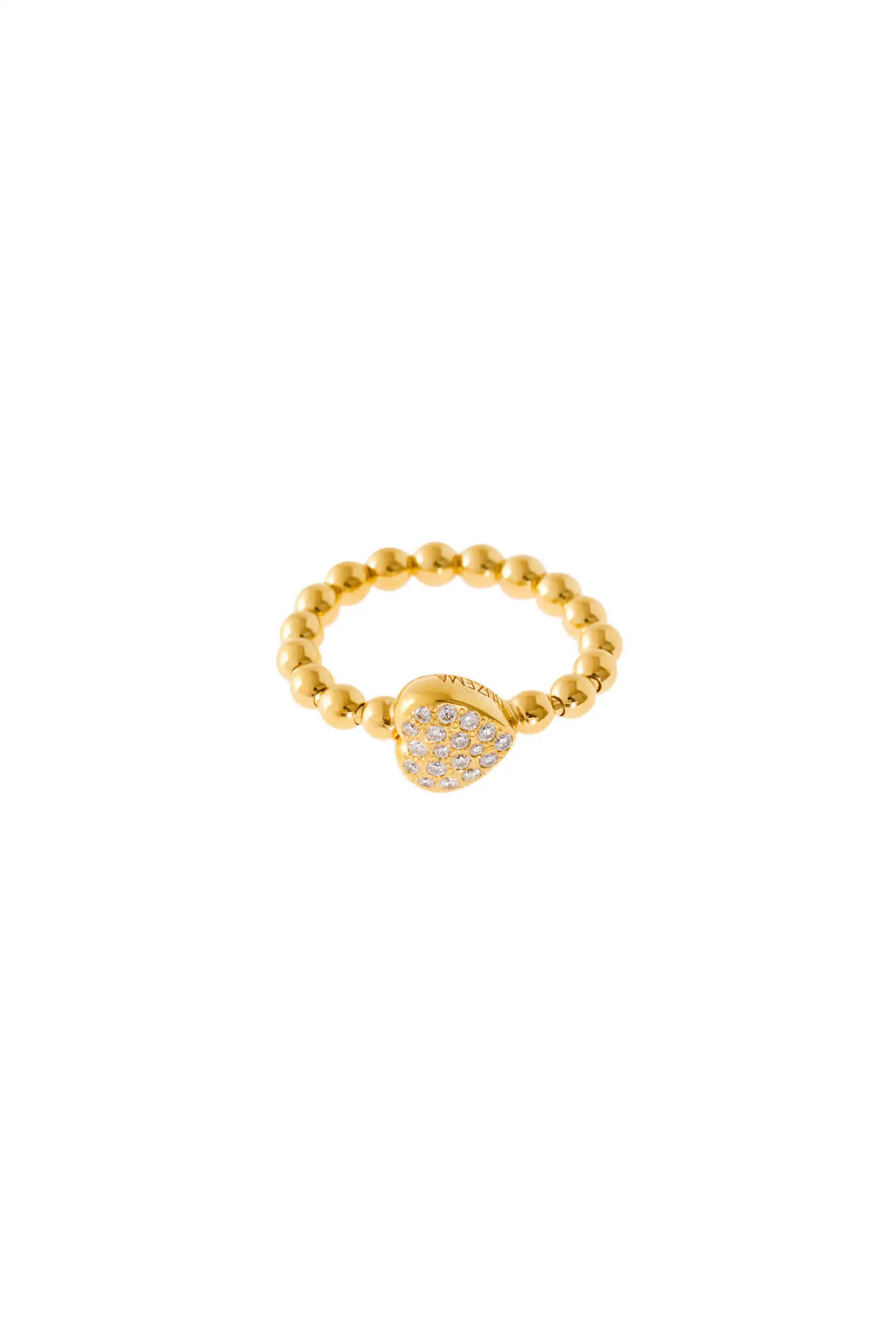 Rings Heart Flexi-Ring, diamonds, yellow gold available online with expert craftsmanship