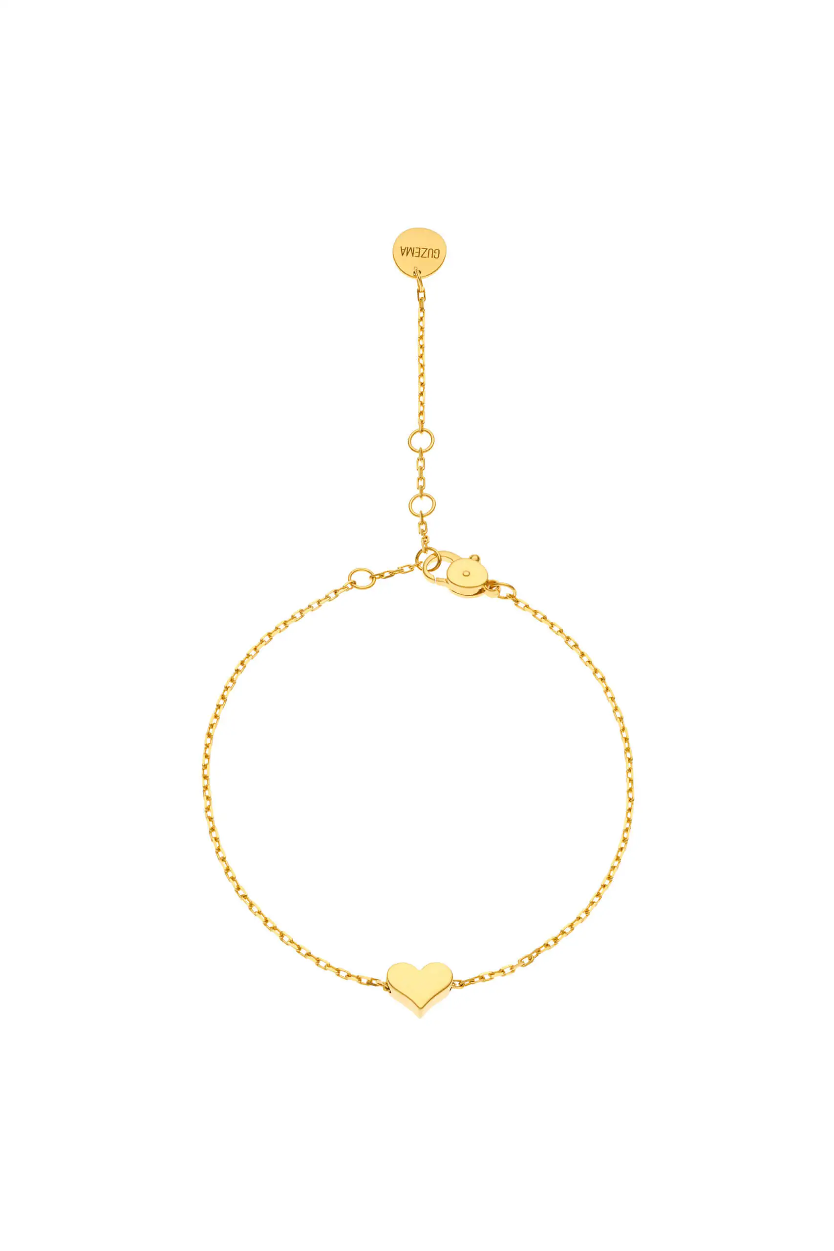 Bracelets Heart Bracelet, yellow gold with modern elegance