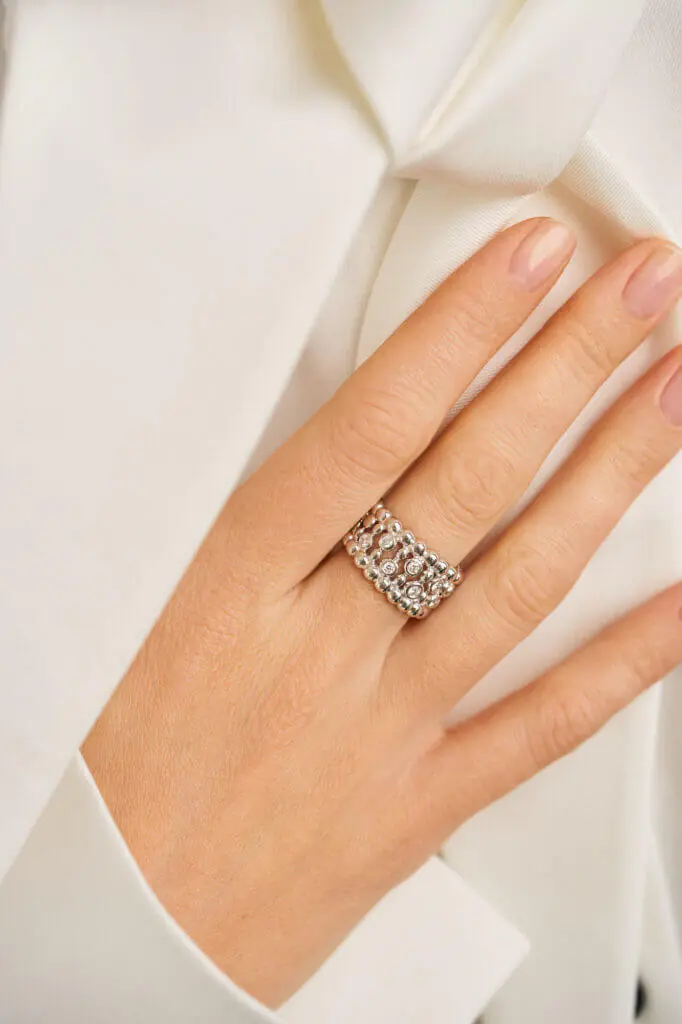 Rings Diamond-Set Ring, white gold available online with expert craftsmanship