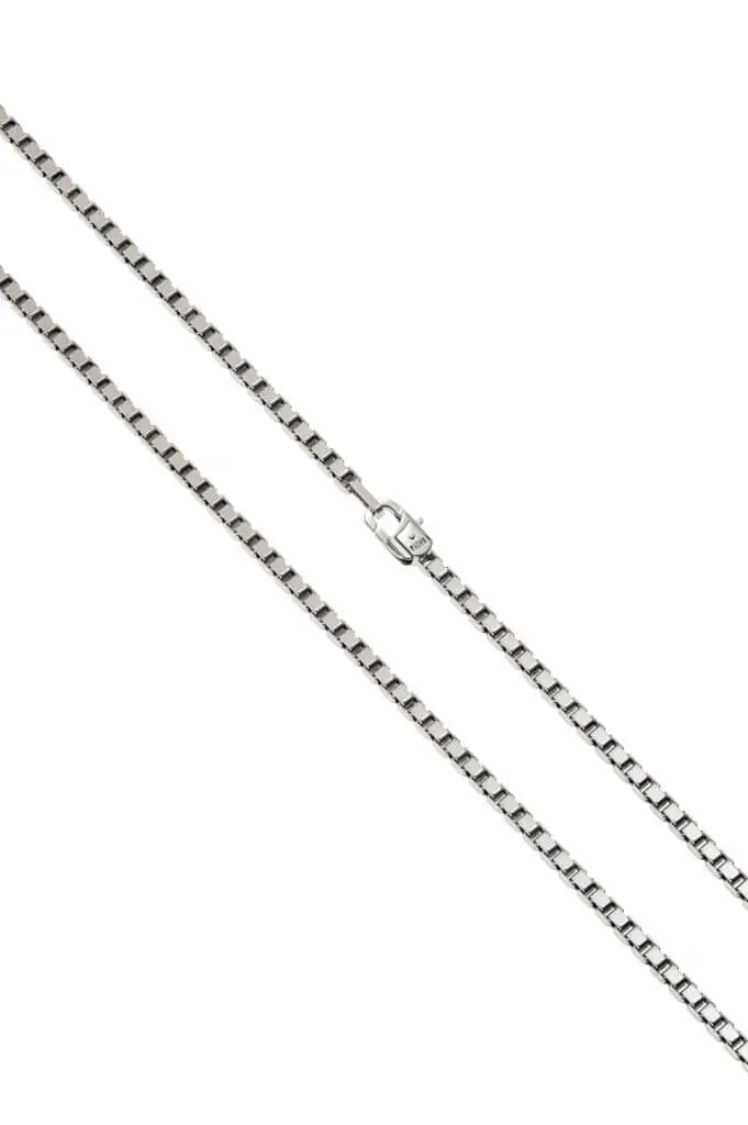 Chains Venetian Diamondcut Chain, silver with exclusive design from Guzema