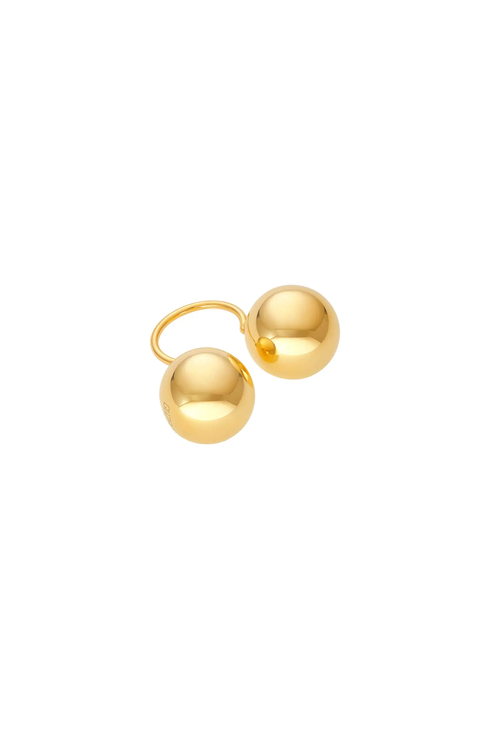 Rings Bold Duo Ring, yellow gold with modern design available now