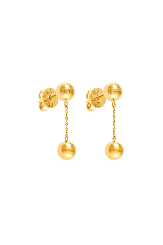 Dual Mini Orb Earrings