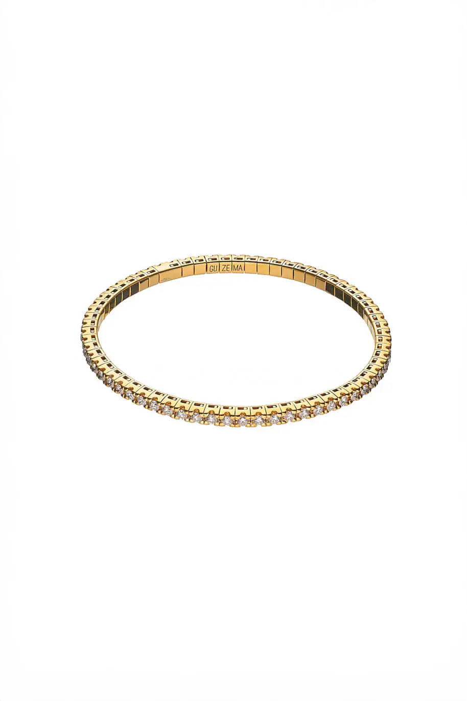 Bracelets Flexi Bracelet, diamonds, yellow gold with modern elegance