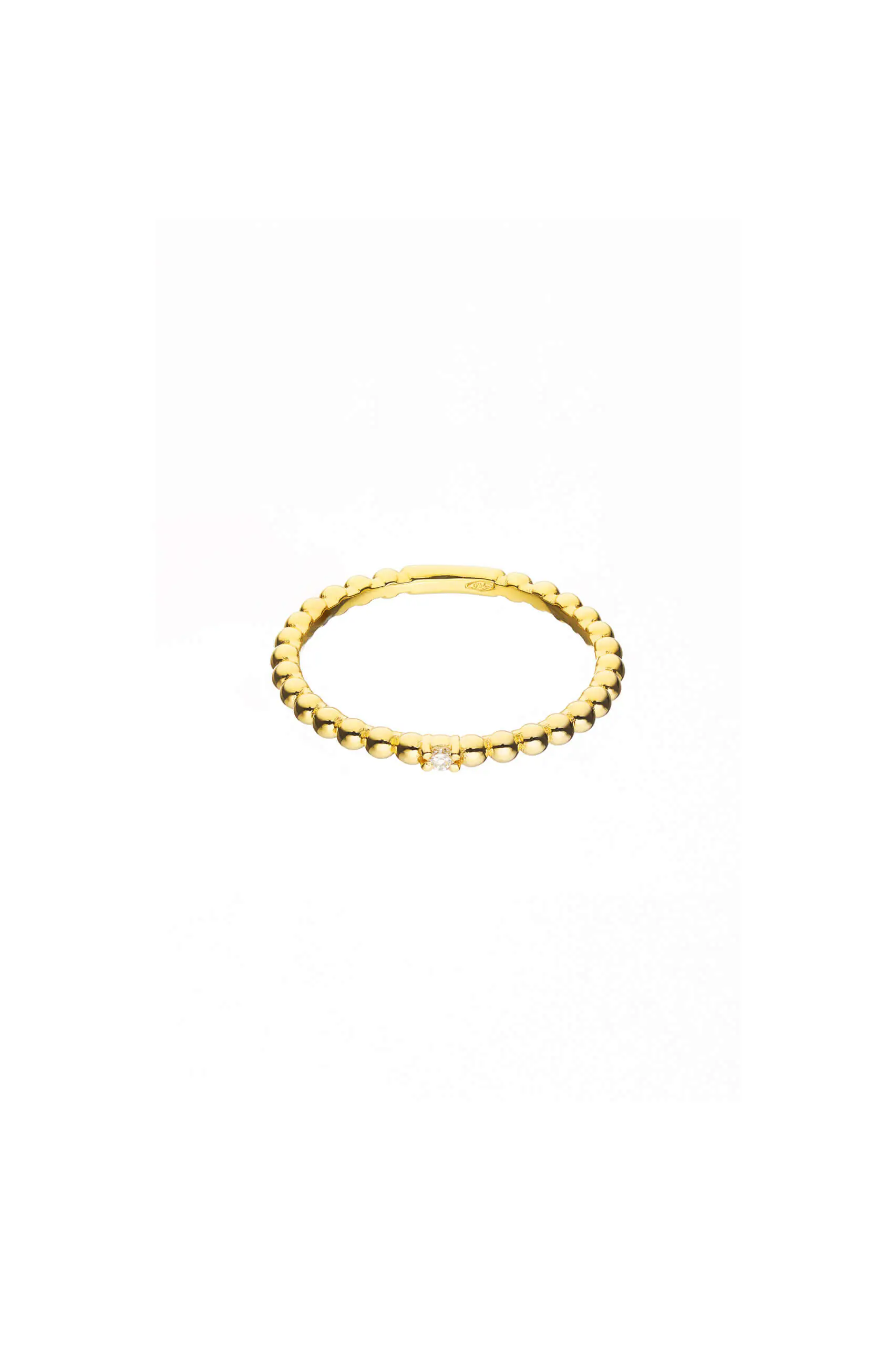 Rings Mini Diamond Ring, yellow gold with modern design available now