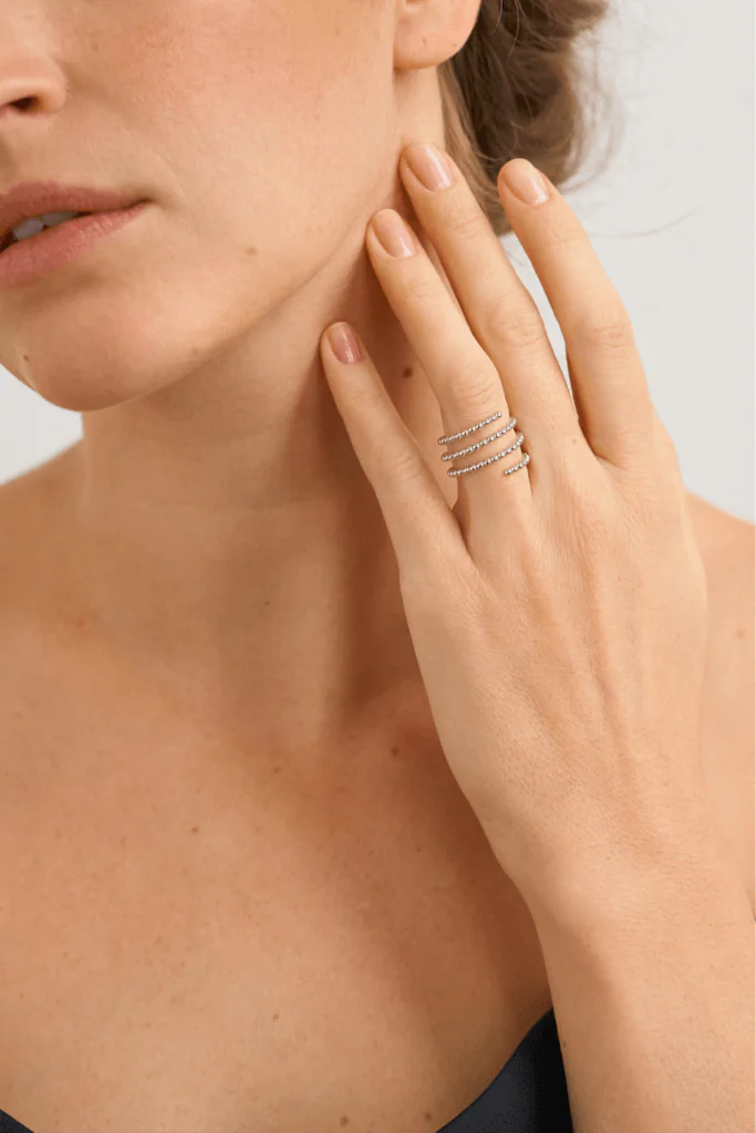 Rings Tetra Spiral Ring, white gold available online with expert craftsmanship