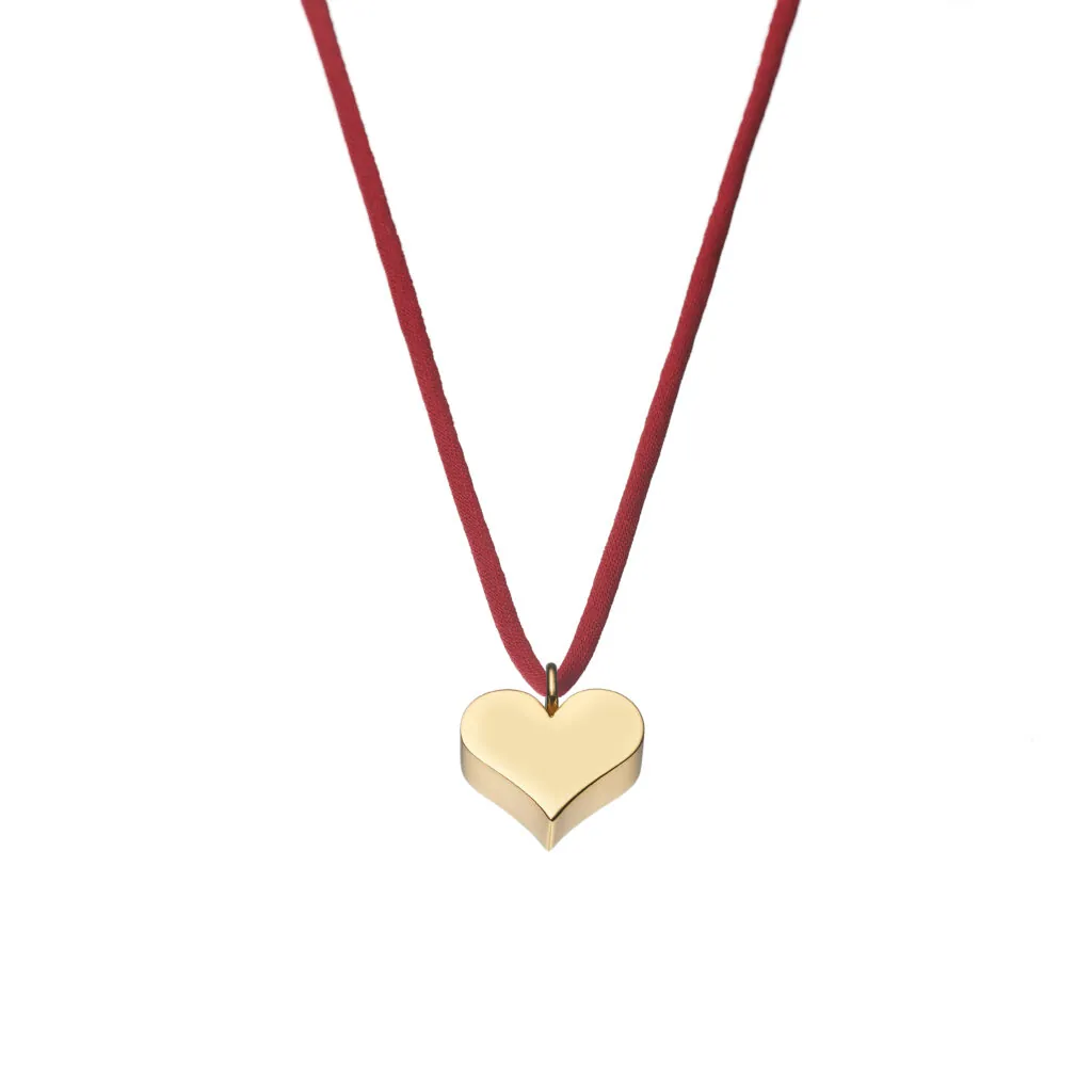 Bold Puffed Heart Pendant