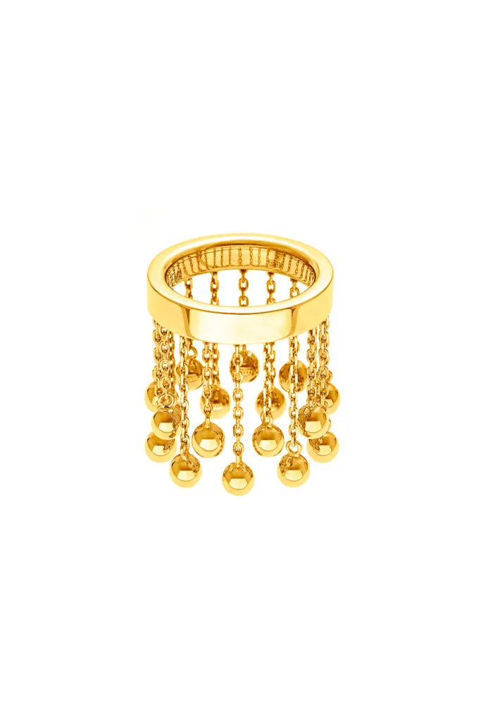 Orbs Chainfall Ring