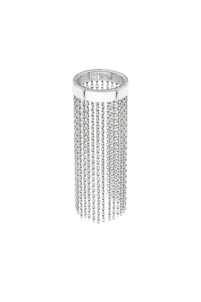 Long Chainfall Ring