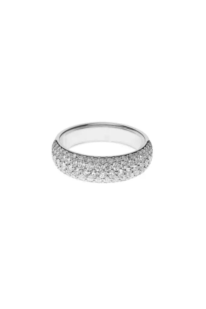 Rings Pave Diamond Ring, white gold available online with expert craftsmanship