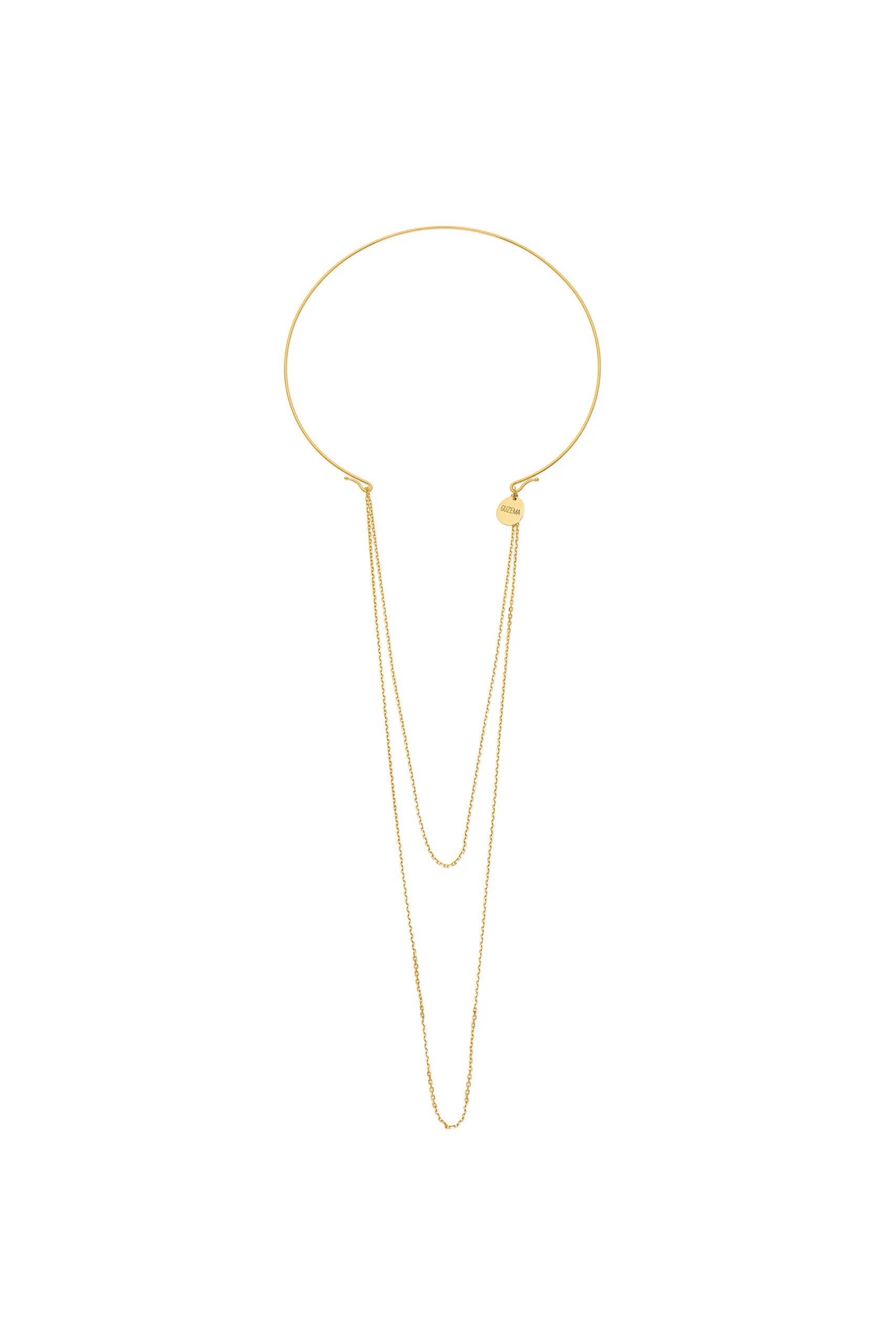 Chain Transformer Choker, yellow gold