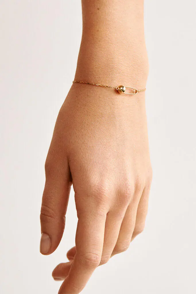 Bracelets Pin Bracelet, yellow gold with high-end craftsmanship from Guzema