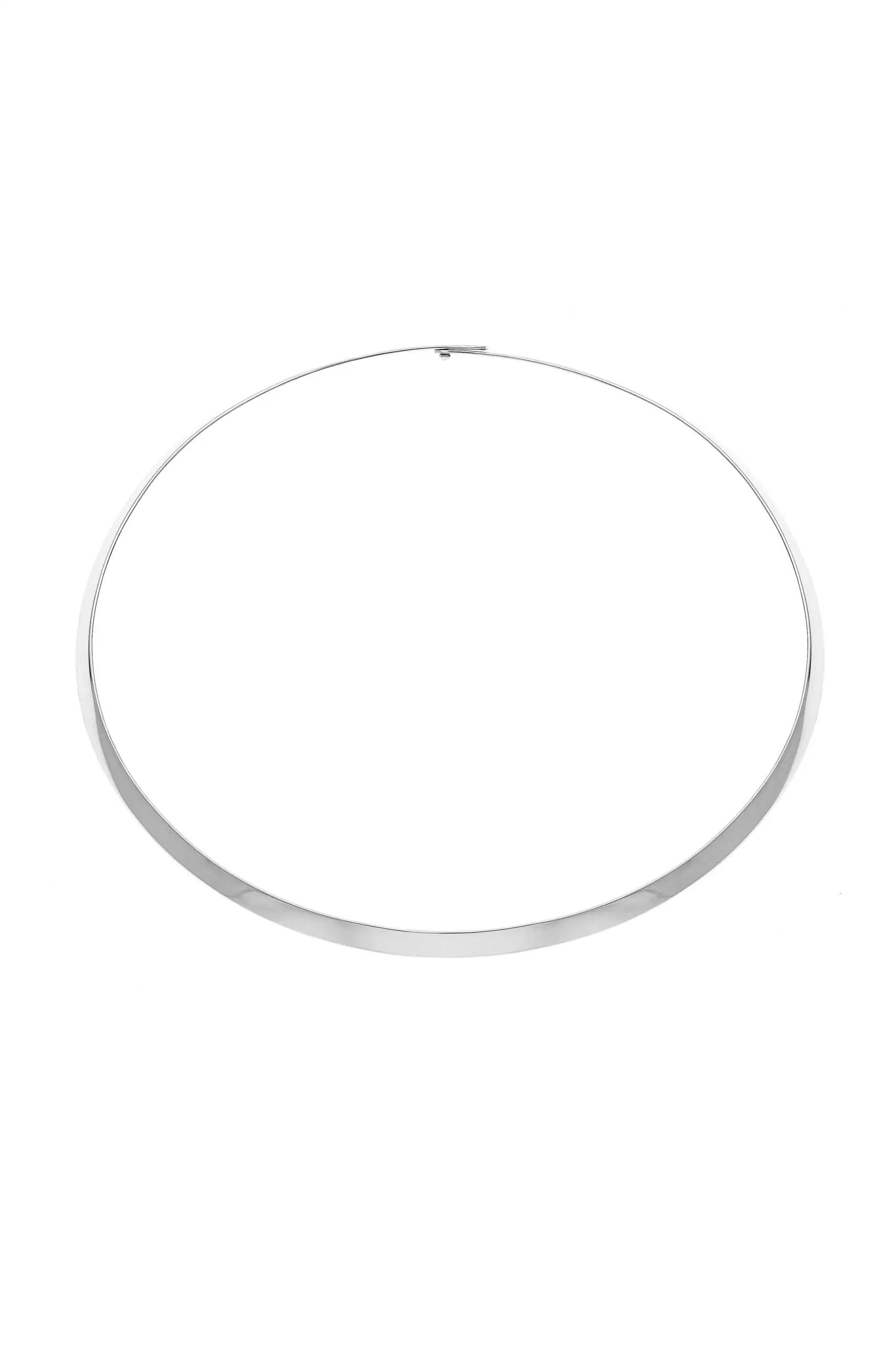 Chokers Solid Wide Choker, white gold with a unique touch from Guzema