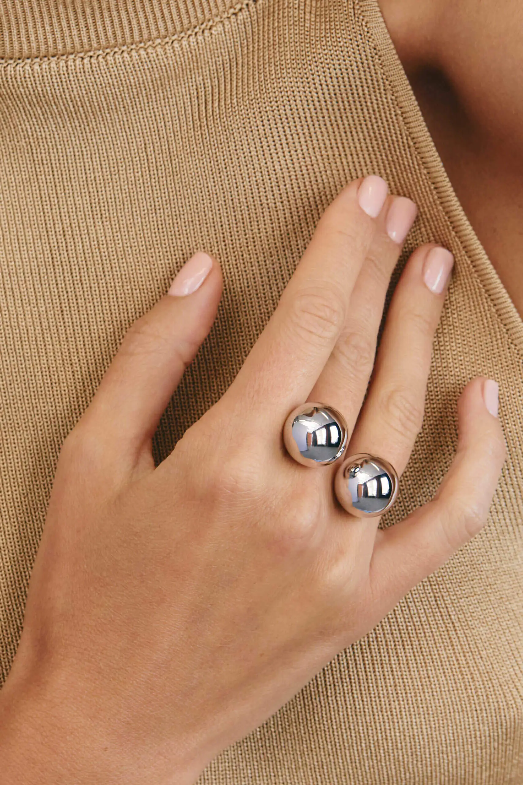 Rings Bold Duo Ring, white gold available online with expert craftsmanship