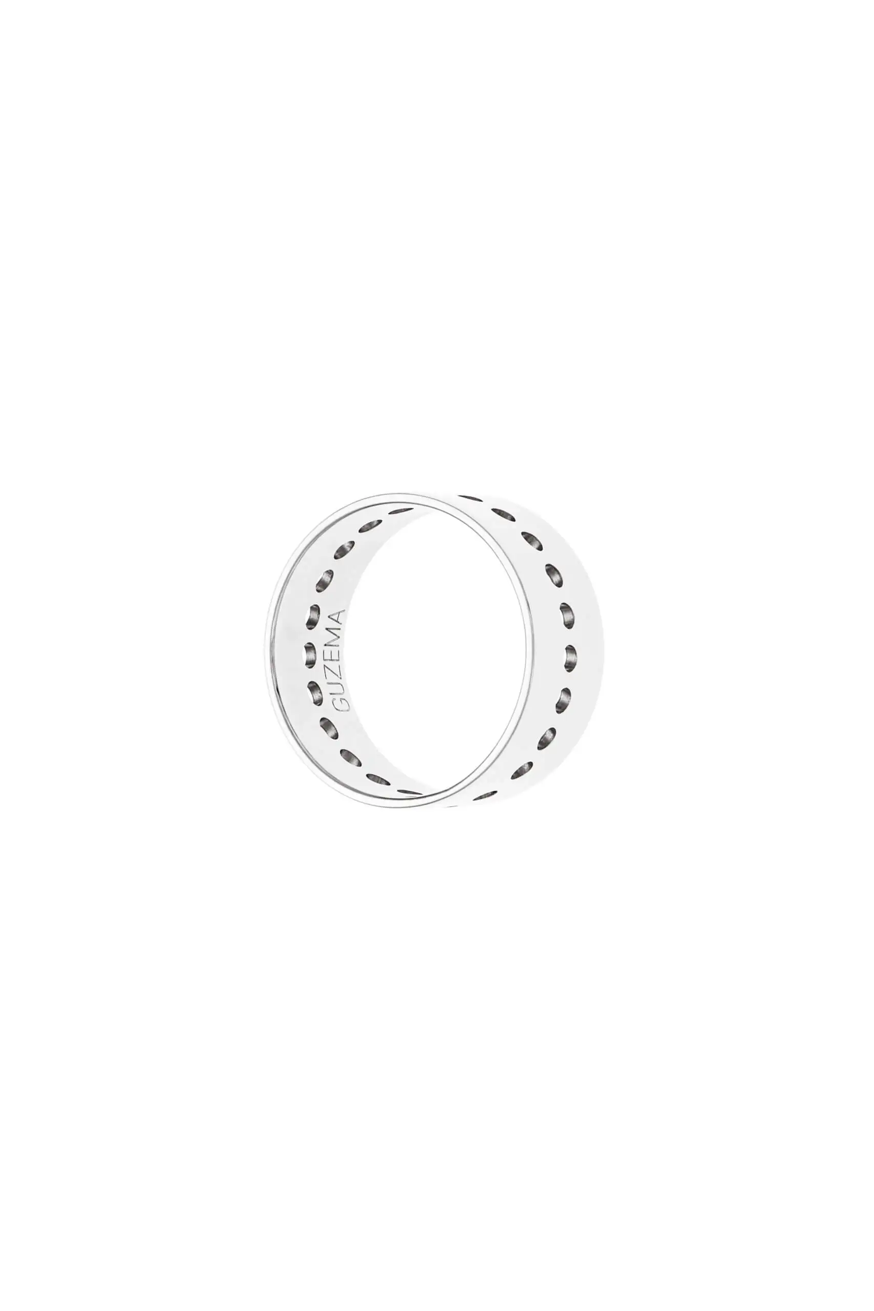 Dots Ring, white gold