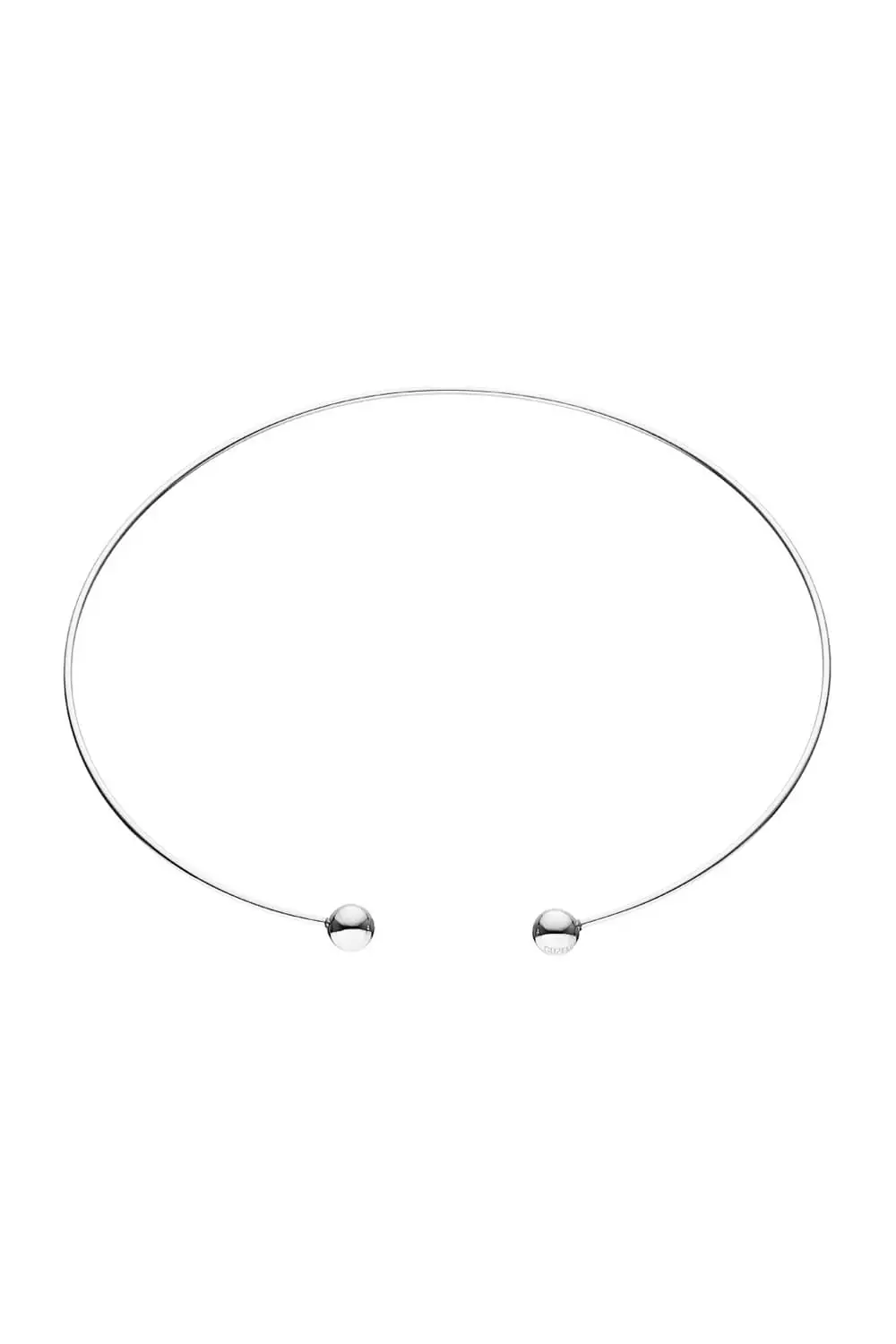 Orbs choker, white gold