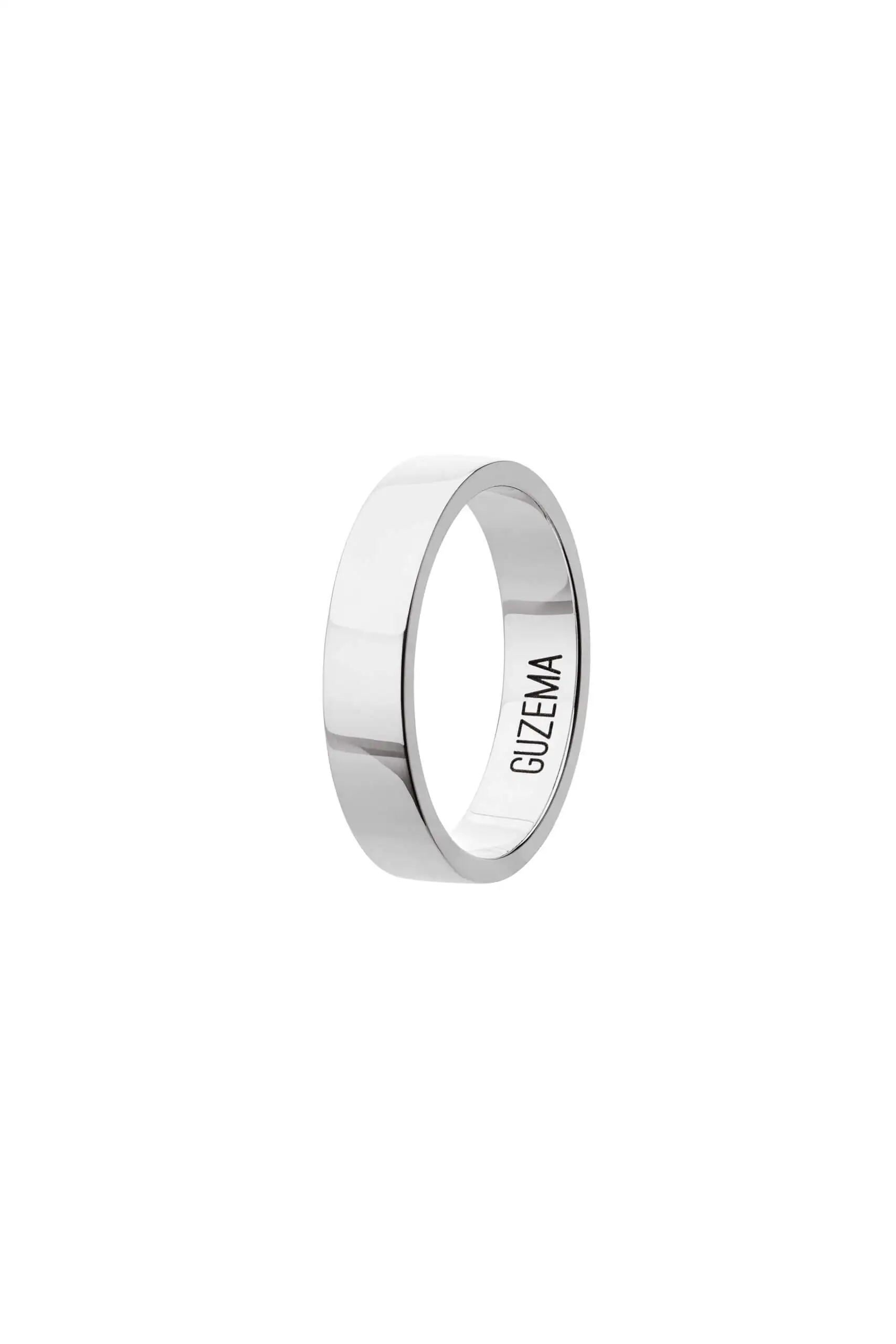 Rings True Wedding Ring, white gold with luxury craftsmanship from Guzema