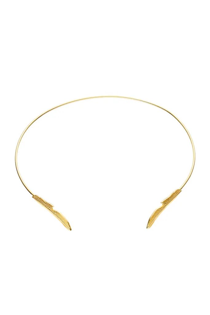 Feather choker