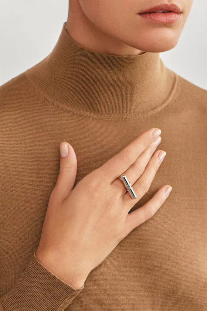 Rings Capsule Ring, white gold with luxury craftsmanship from Guzema