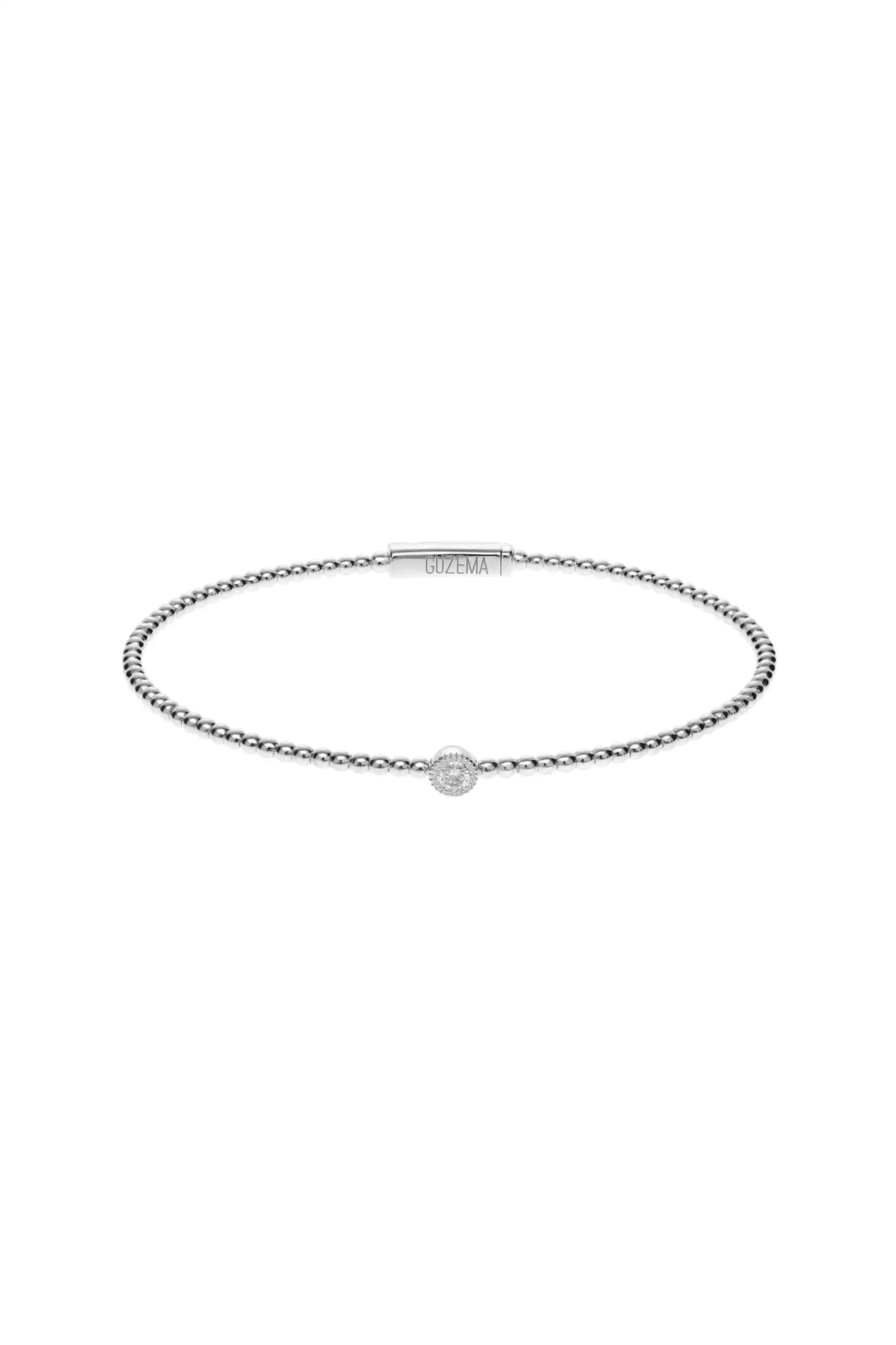 Bracelets Central Diamond Bracelet, white gold with high-end craftsmanship from Guzema