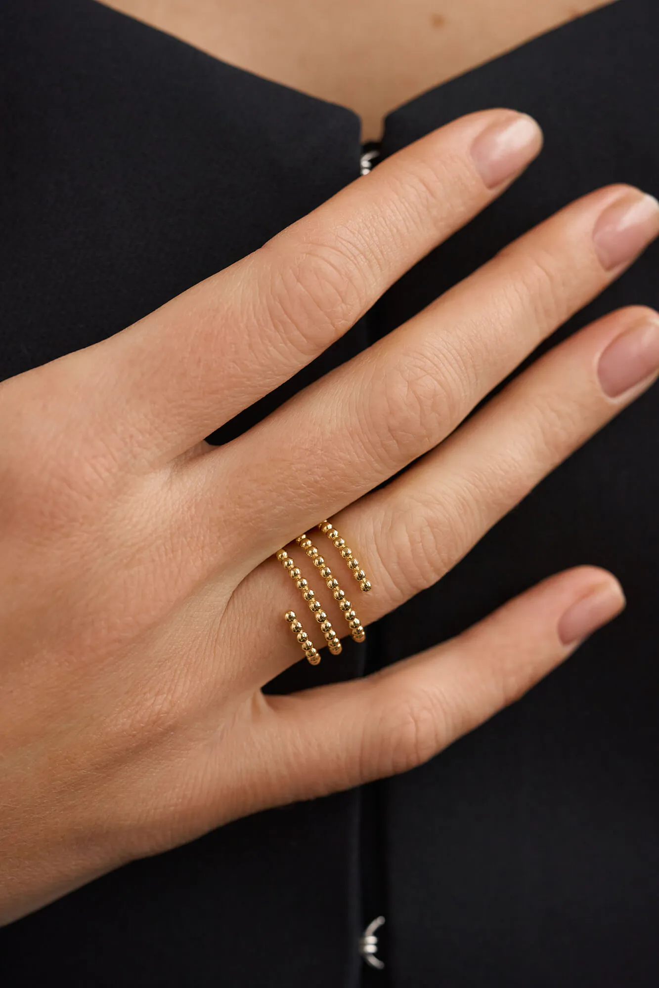 Rings Tetra Spiral Ring, yellow gold available online with expert craftsmanship