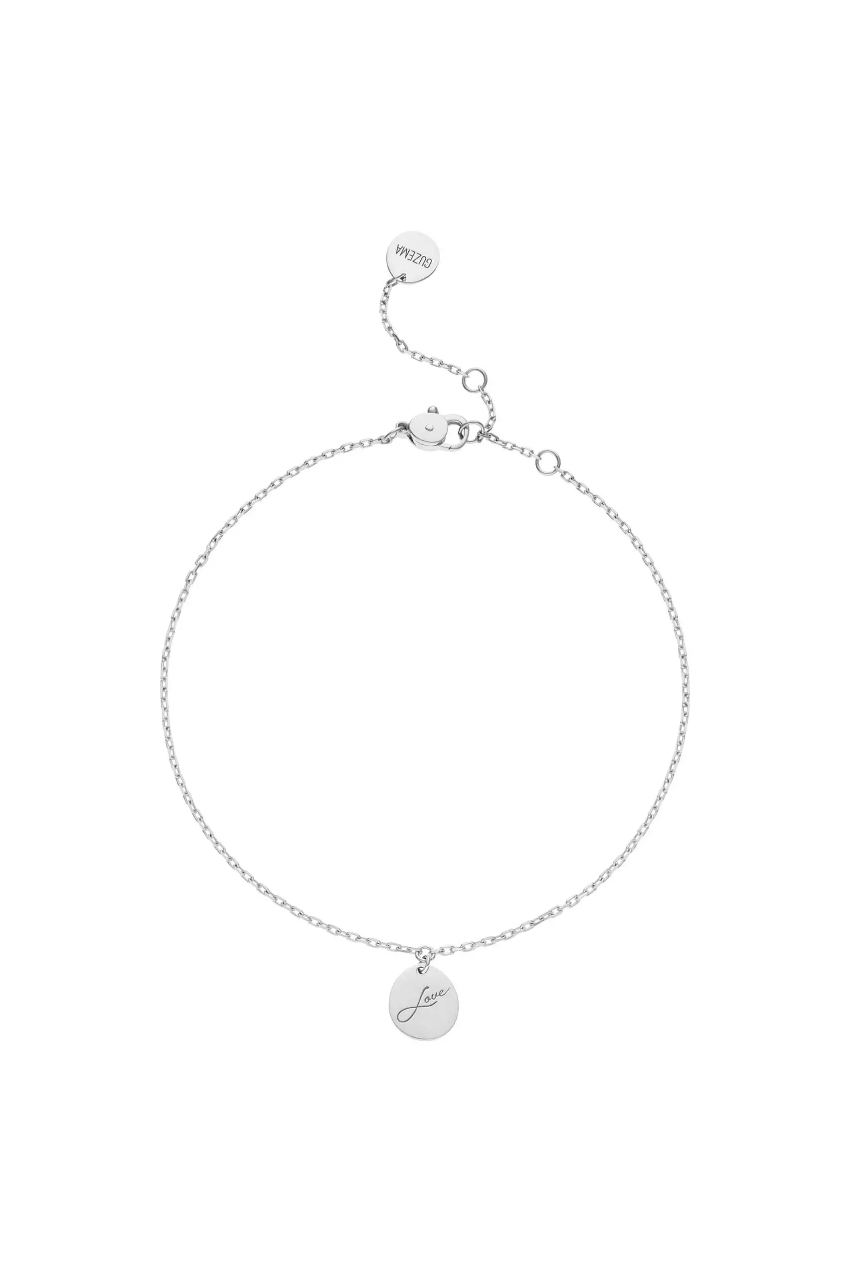 Anklets Love Anklet, white gold crafted with high-quality materials