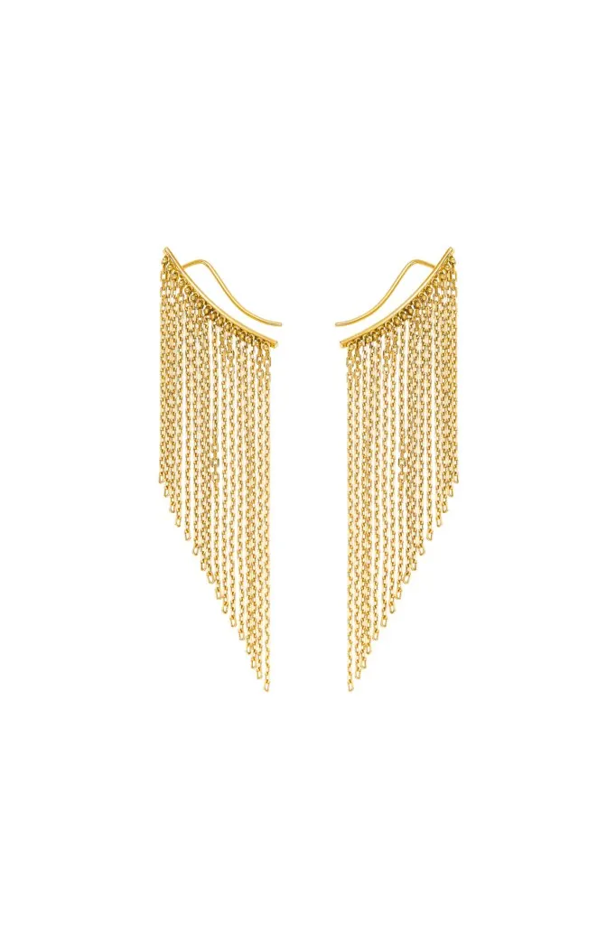Mid Chainfall Earrings