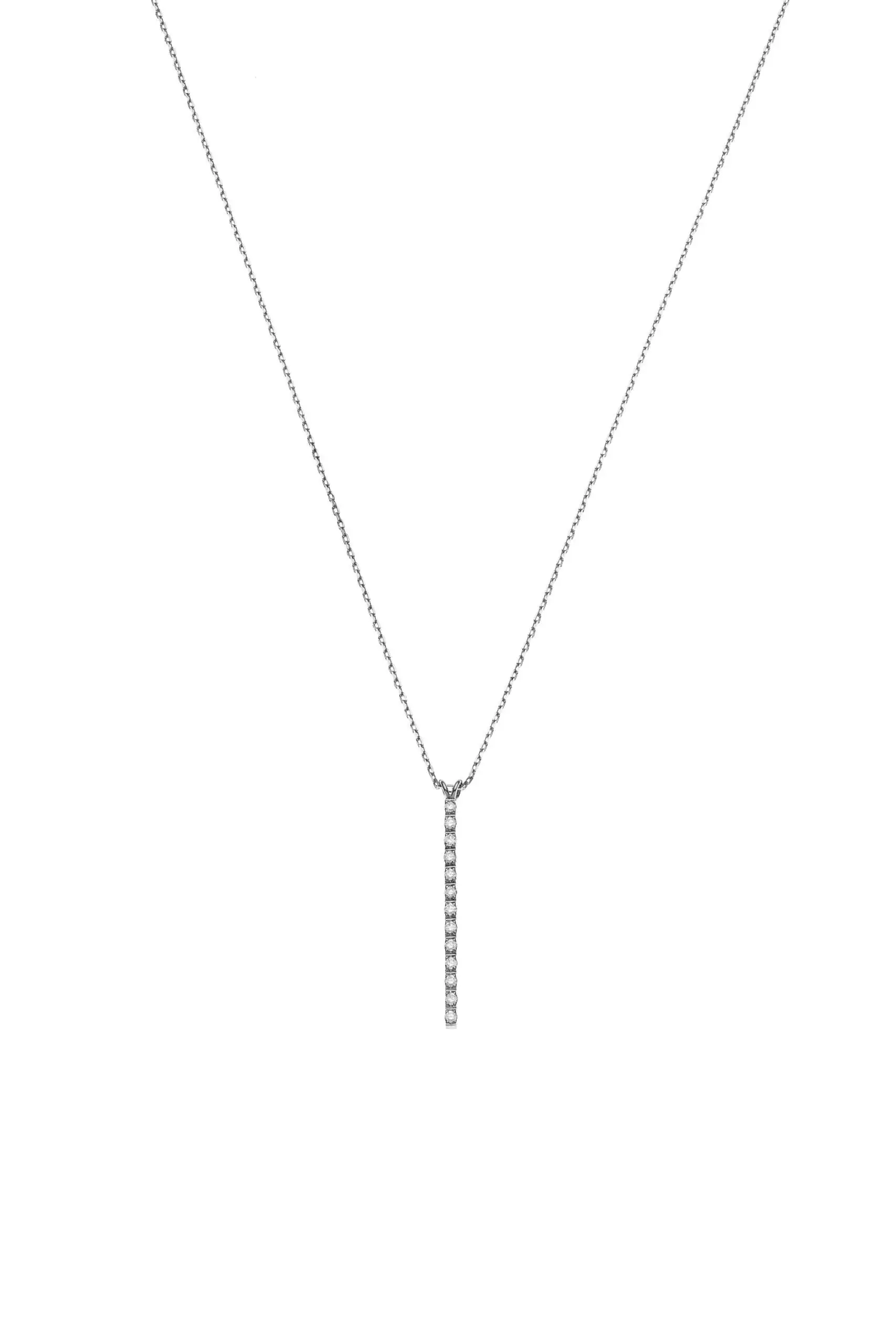 Exclusive Necklaces Multi Diamonds Necklace, white gold from Guzema