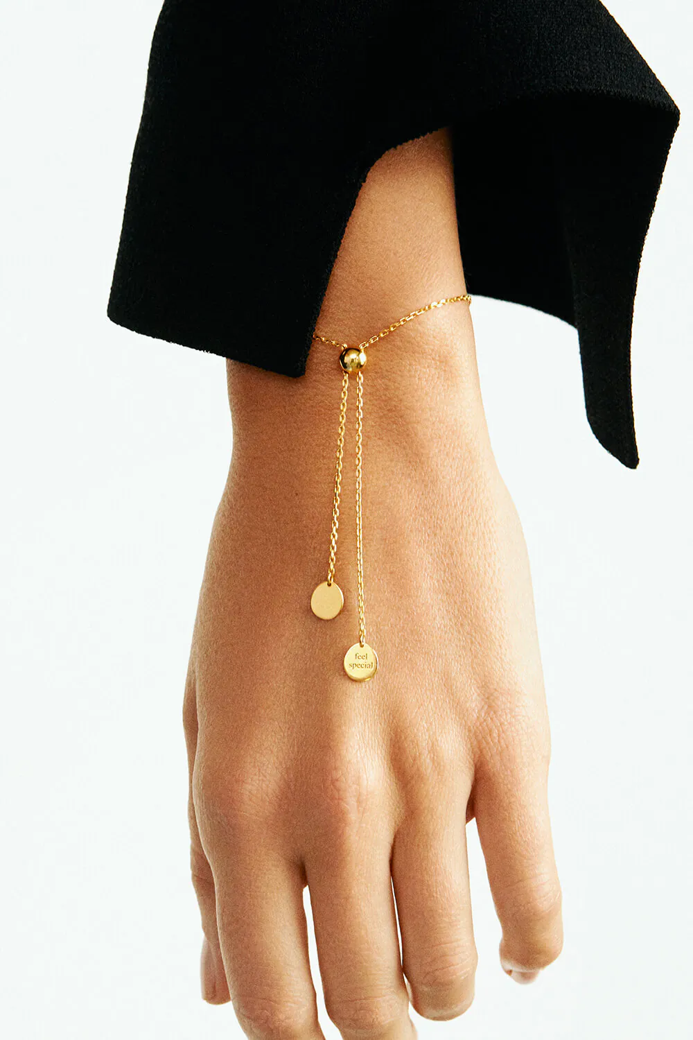 Bracelets Flats Transformer Bracelet, yellow gold for everyday elegance