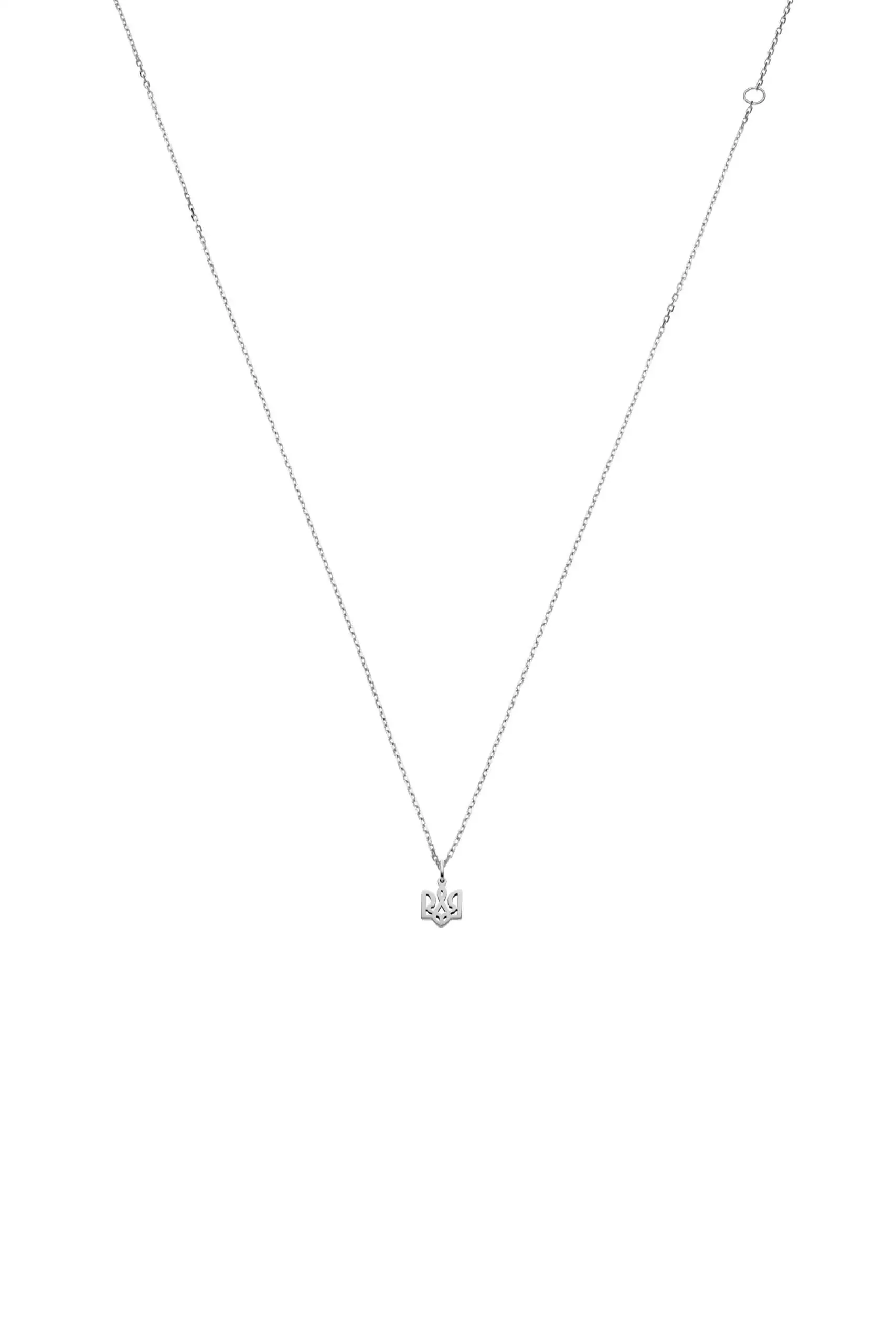 Necklaces Trident Necklace, white gold with fast delivery from Guzema