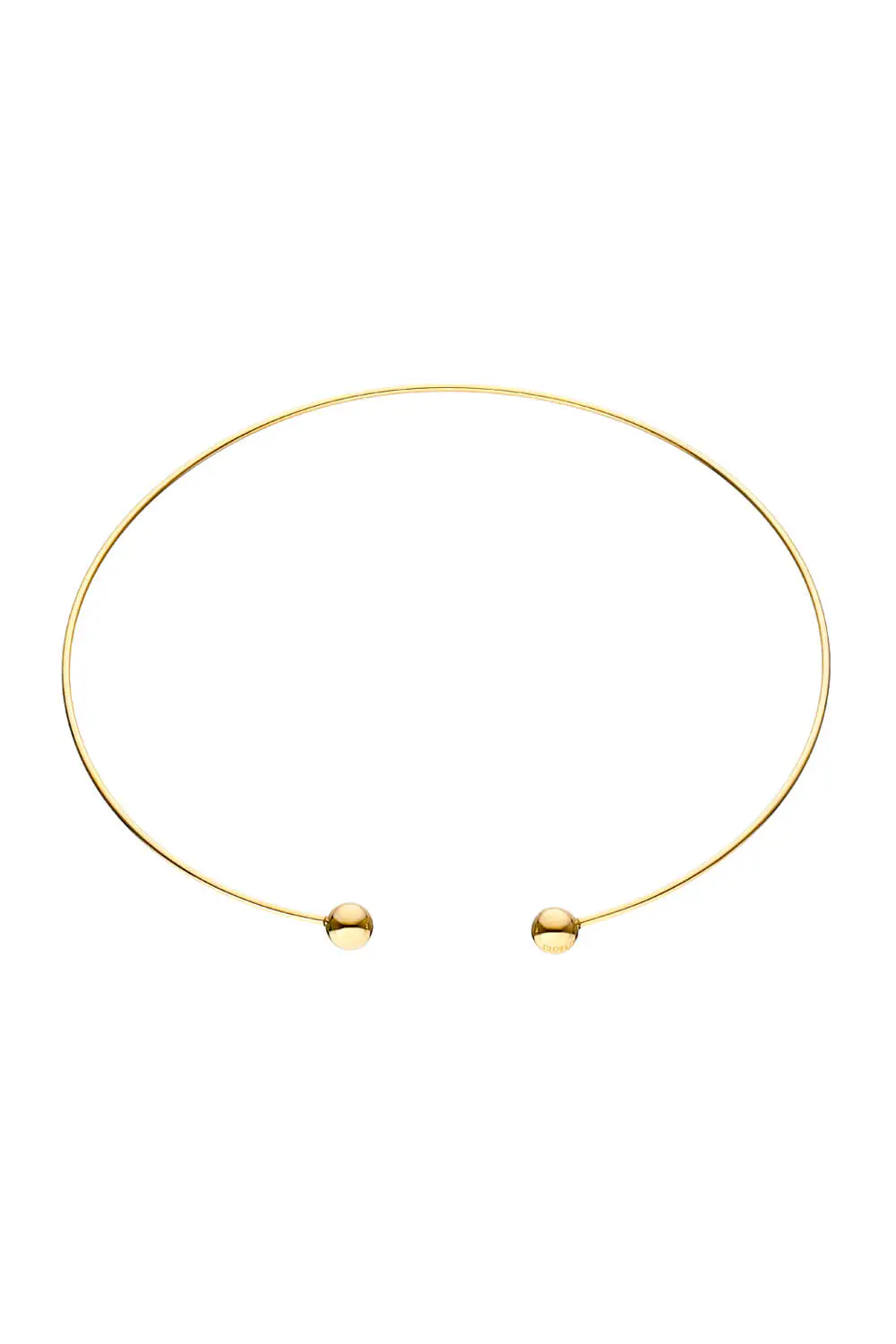 Chokers Orbs choker, yellow gold with a unique touch from Guzema