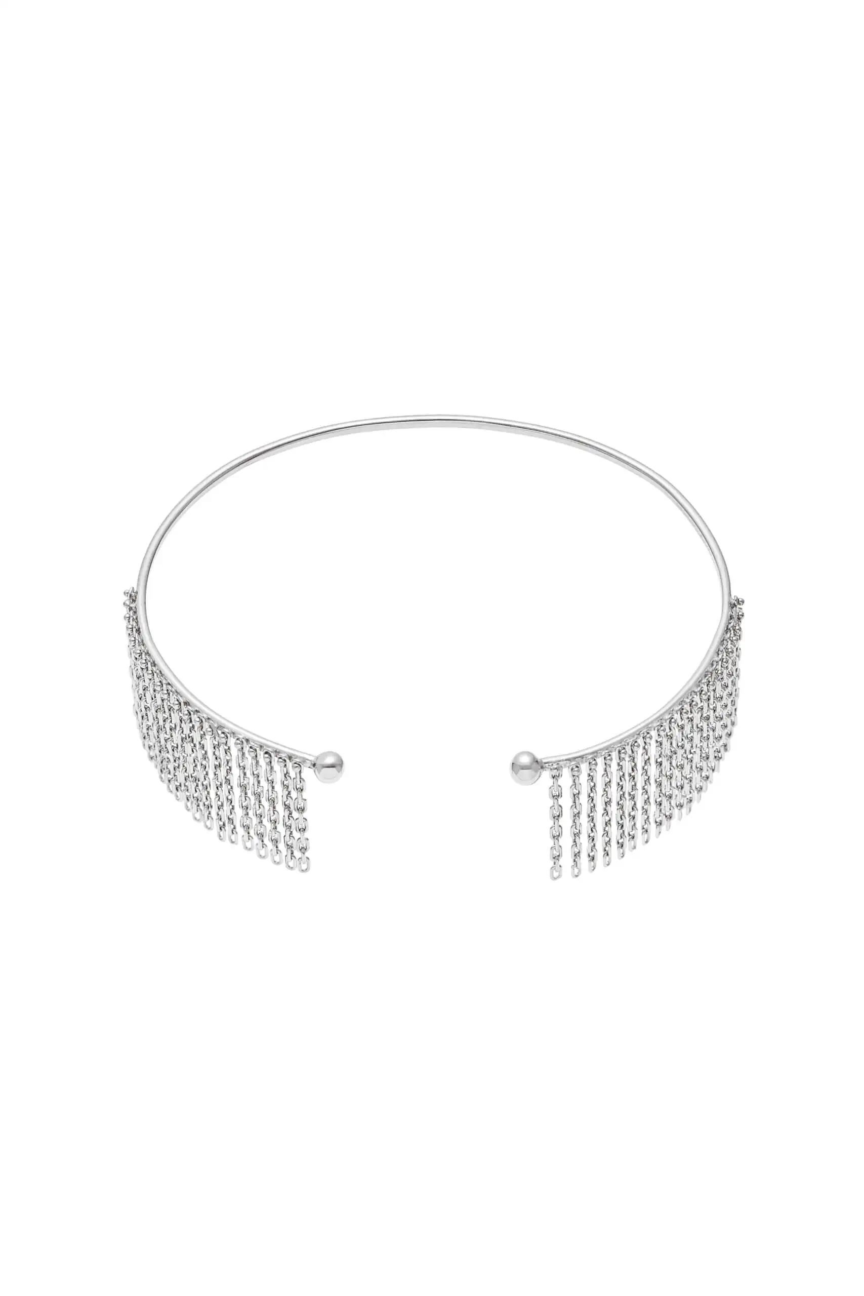 Bracelets Chainfall Bracelet, white gold with modern elegance