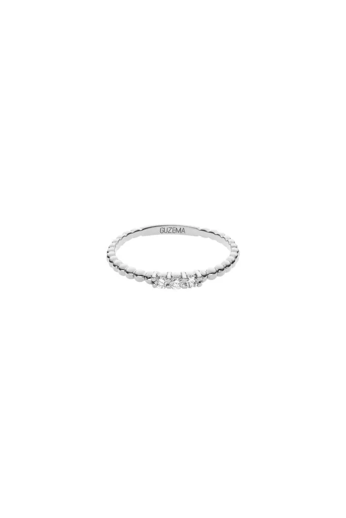Trio Diamond Orb Ring