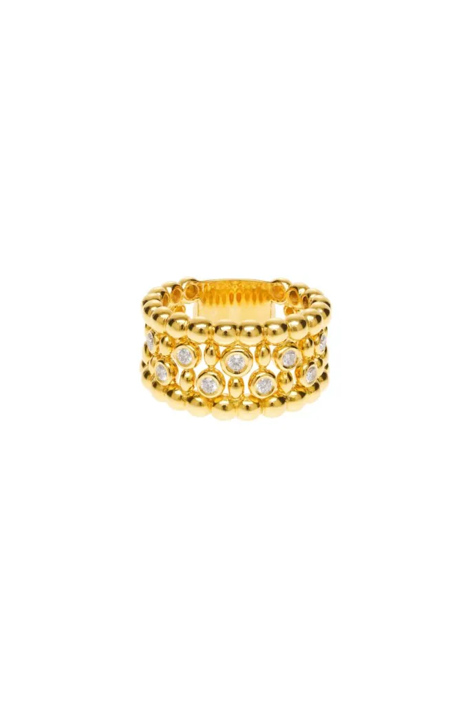 Diamond-Set Ring