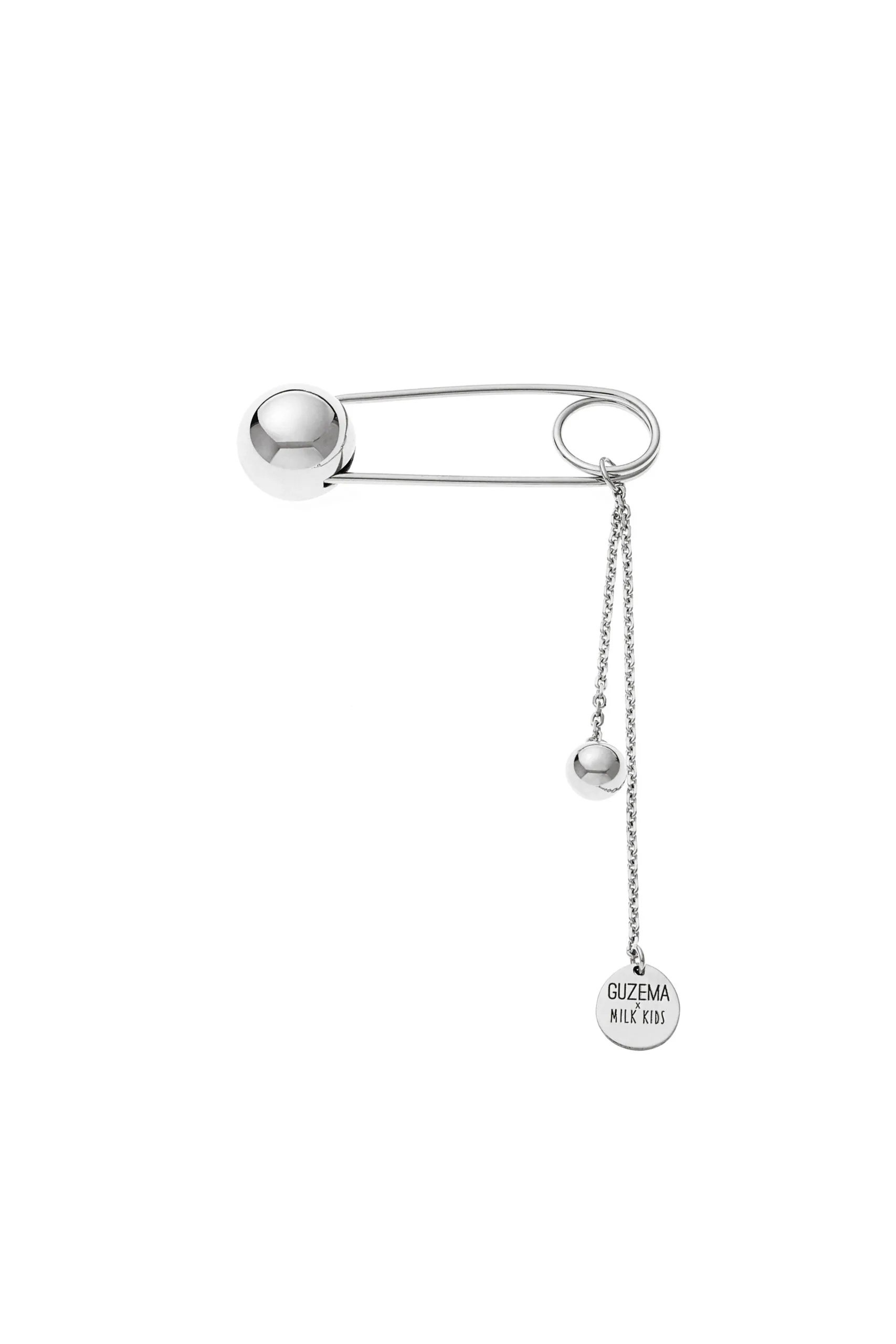 Brooches Mid pin, white gold for a sophisticated look