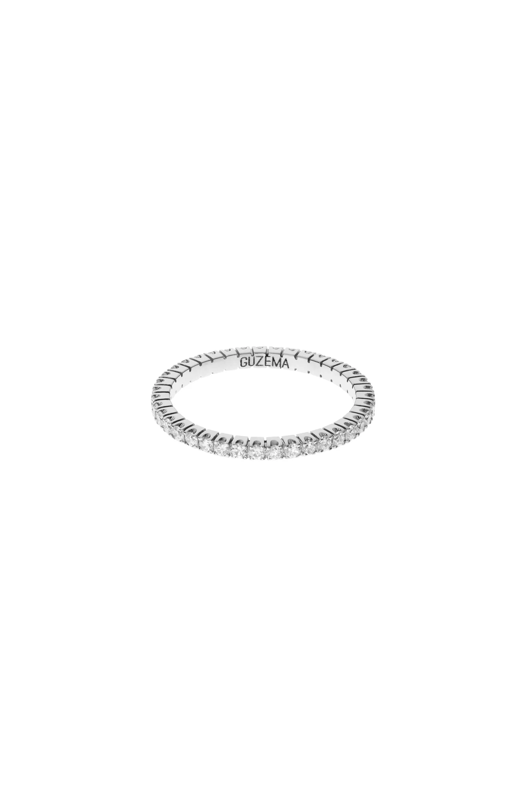 Rings Eternity Ring, diamonds, white gold with modern design available now