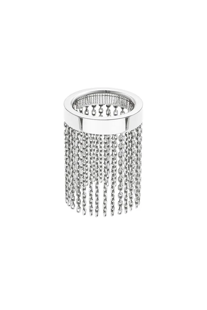Short Chainfall Ring